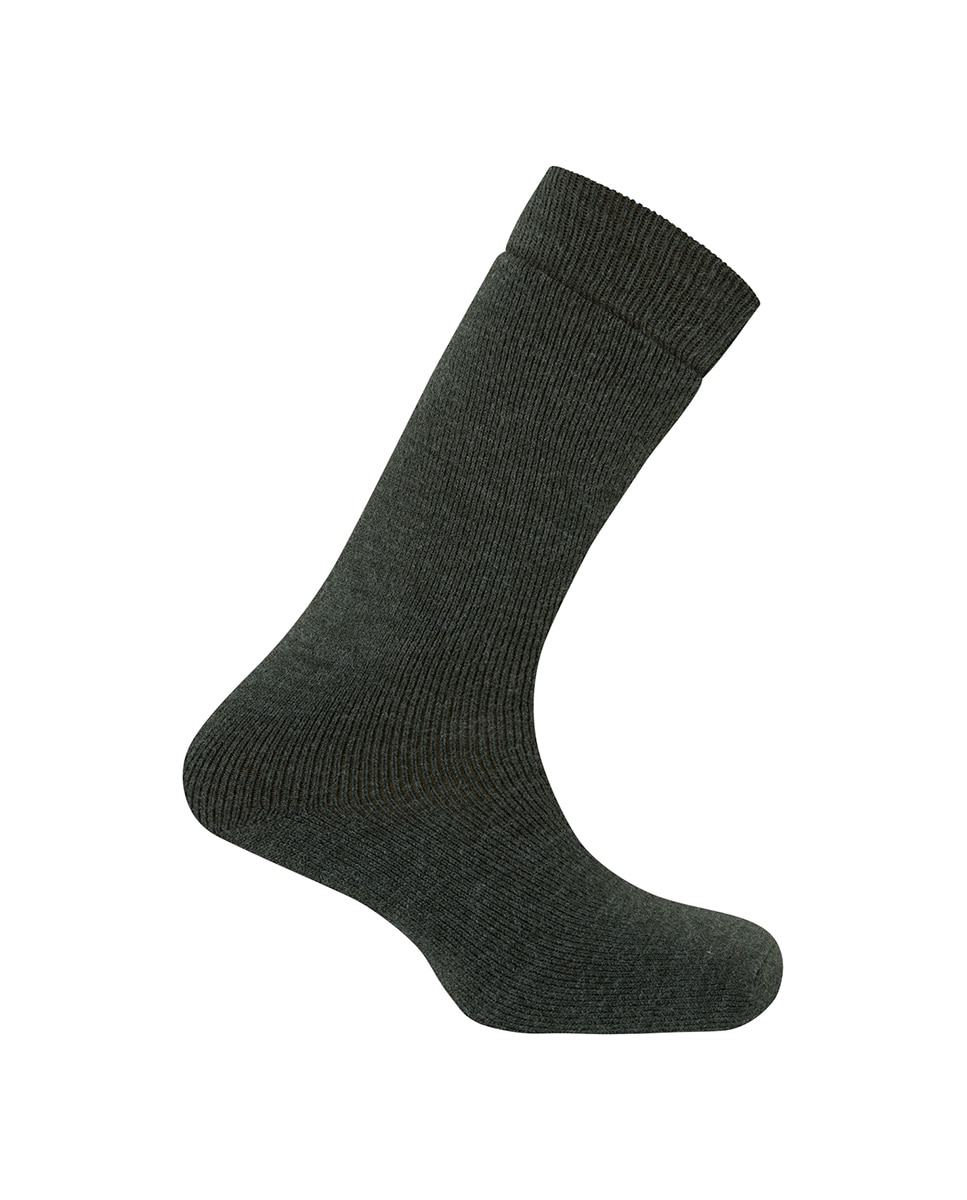 Imagen 0 de Calcetines altos de orlón de hombre lisos - alto bota Verde