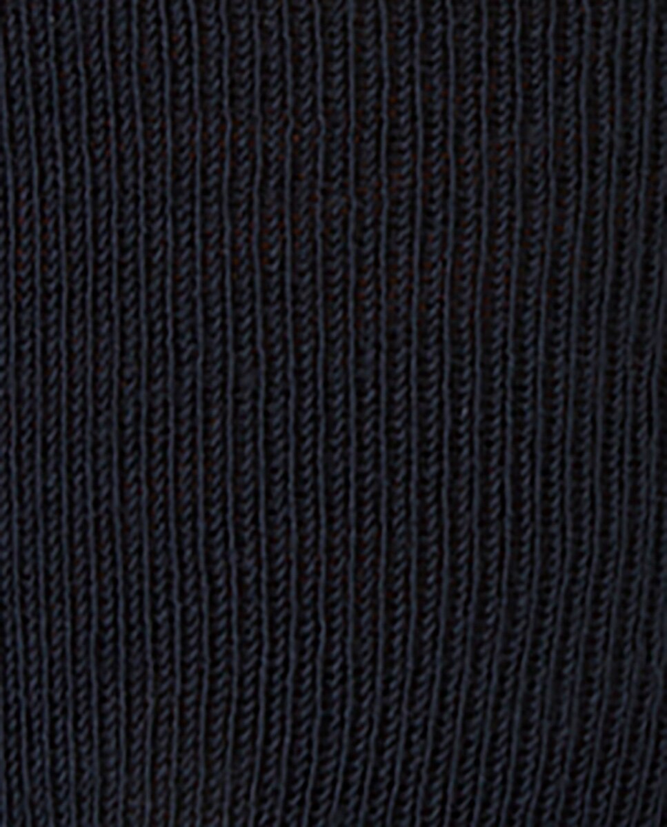 Calcetines cortos de orlón de hombre lisos - Punto Blanco - termic - Azul marino Azul marino-2