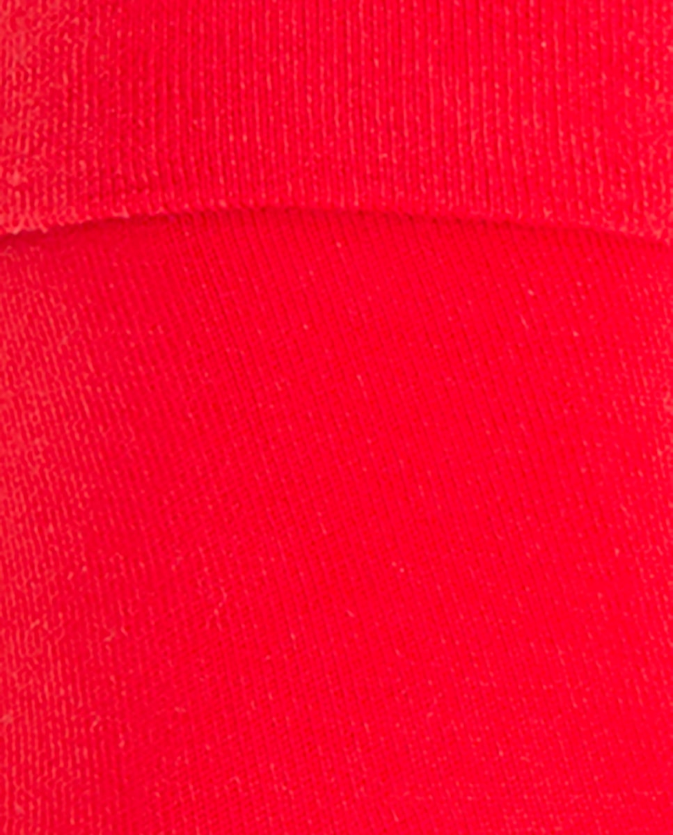 Pack de 2 pares de calcetines de mujer de algodón mercerizado con puño vuelto lisos - Punto Blanco - Negro brillante Negro brillante-2