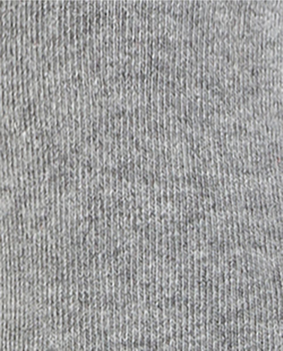 Pack de 3 pares de calcetines de mujer de algodón lisos con puño roulé - Punto Blanco - Gris Gris-2