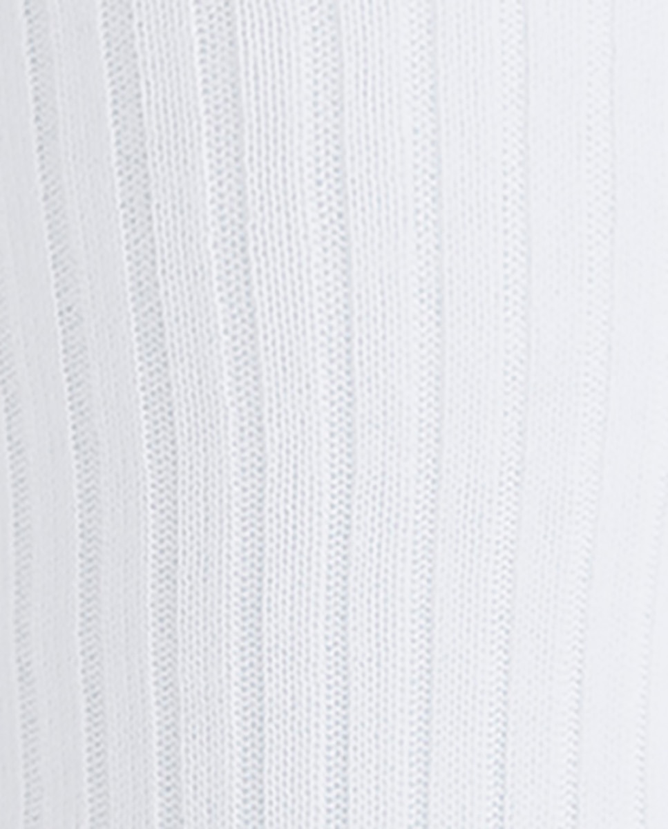 Pack de 2 Pares de Meias Caneladas de Fio Escocês Punto Blanco Branco-2
