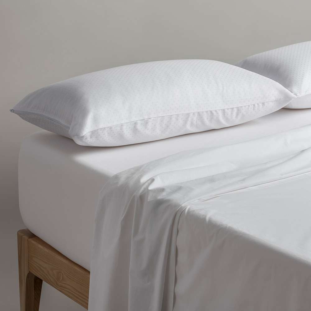 Almohada de fibra Duende Velfont - Blanco 75 x 40 cm Blanco-2