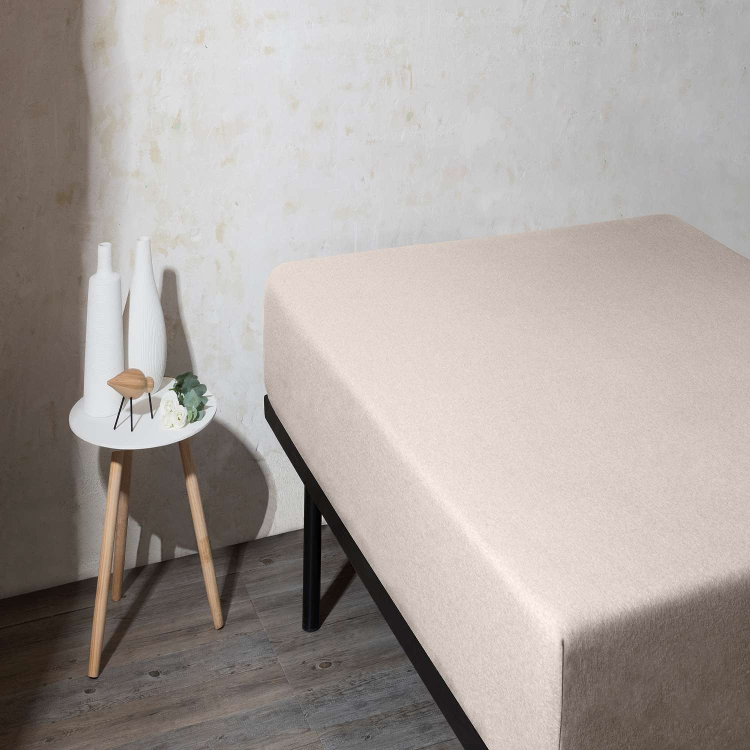 Imagen 2 de Sábana bajera New Jersey Velfont - Beige Cama 105 cm Beige