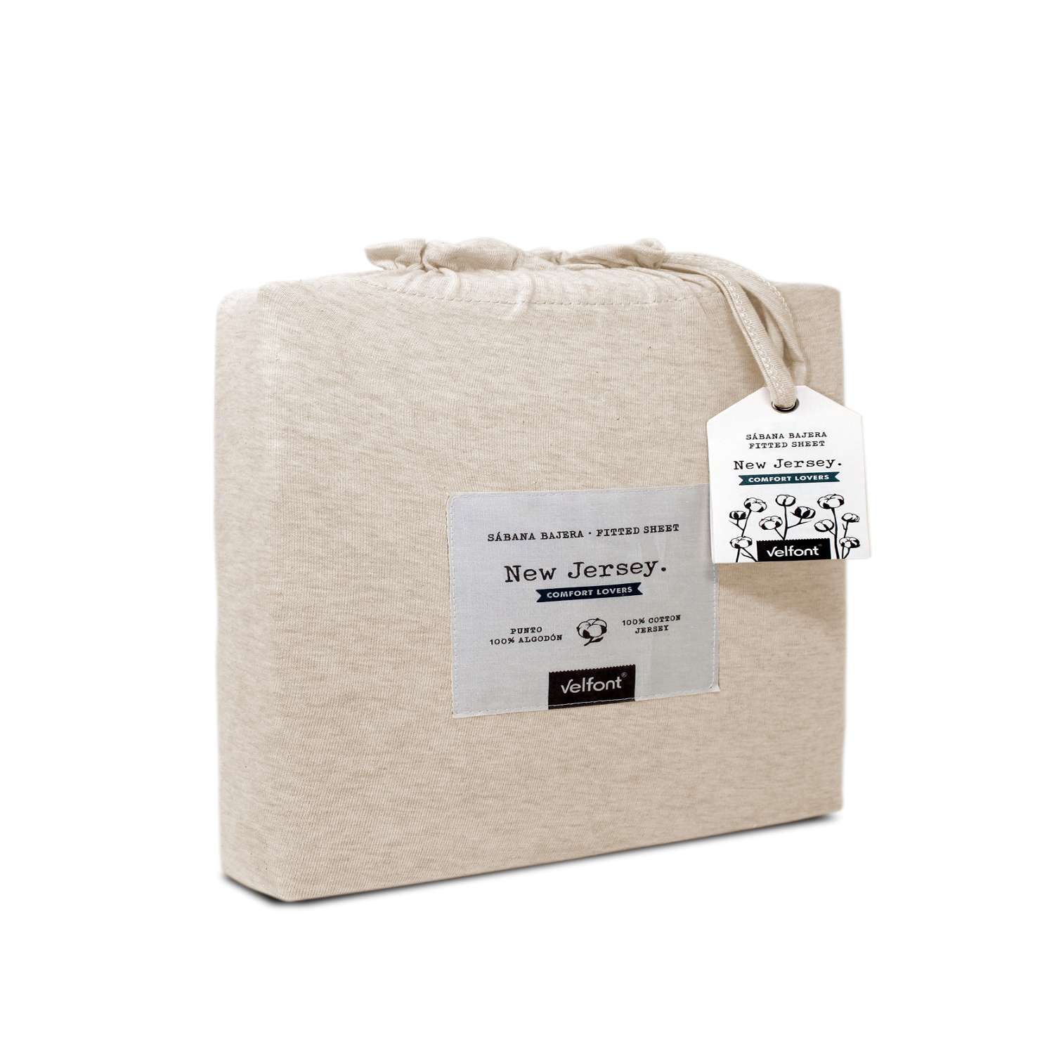 Imagen 4 de Sábana bajera New Jersey Velfont - Blanco Cama 135 cm Blanco