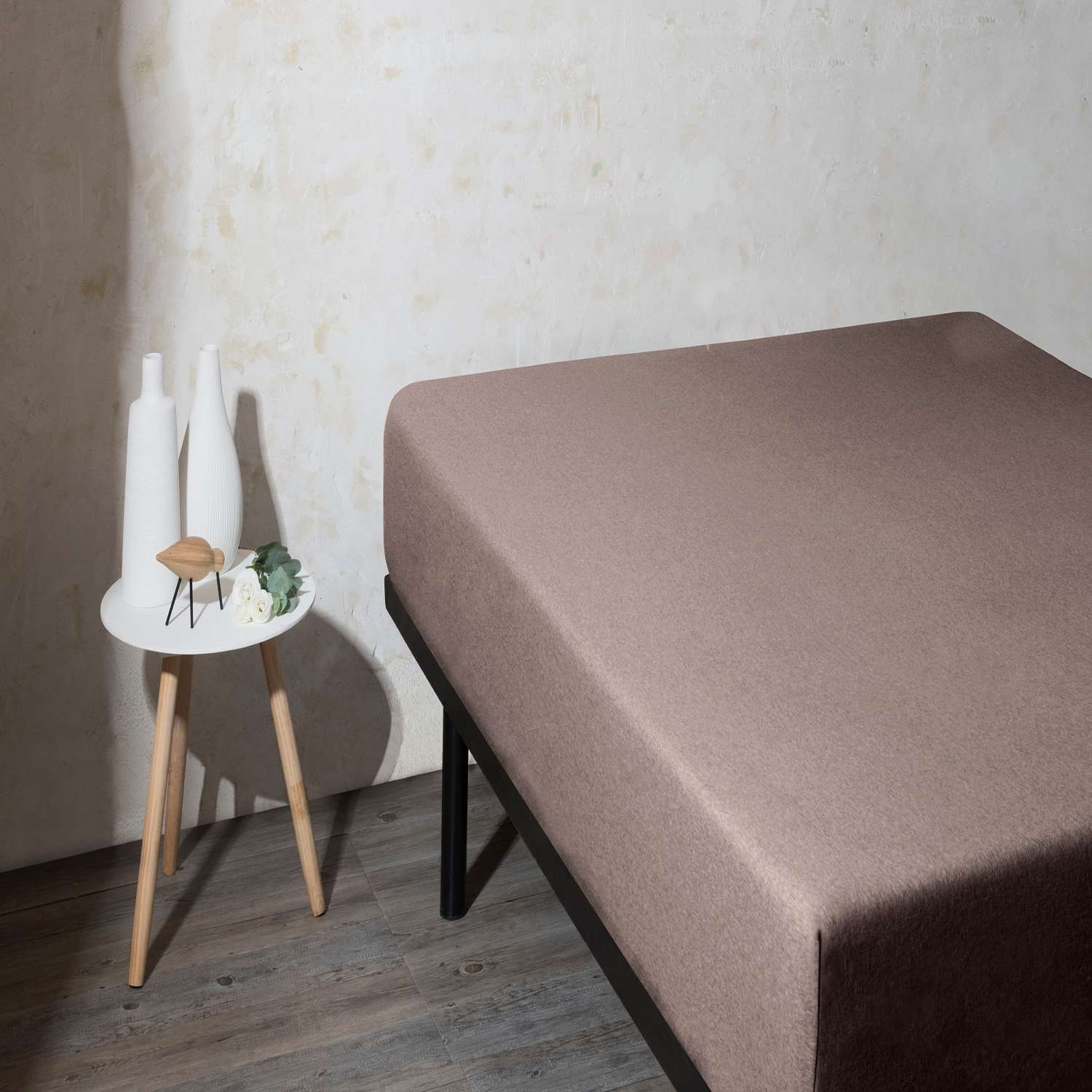 Imagen 2 de Sábana bajera New Jersey Velfont - Taupé Cama 180 cm Taupé