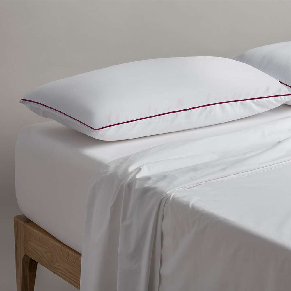 Imagen 2 de Almohada de fibra Duna Velfont - Blanco 90 x 40 cm Blanco