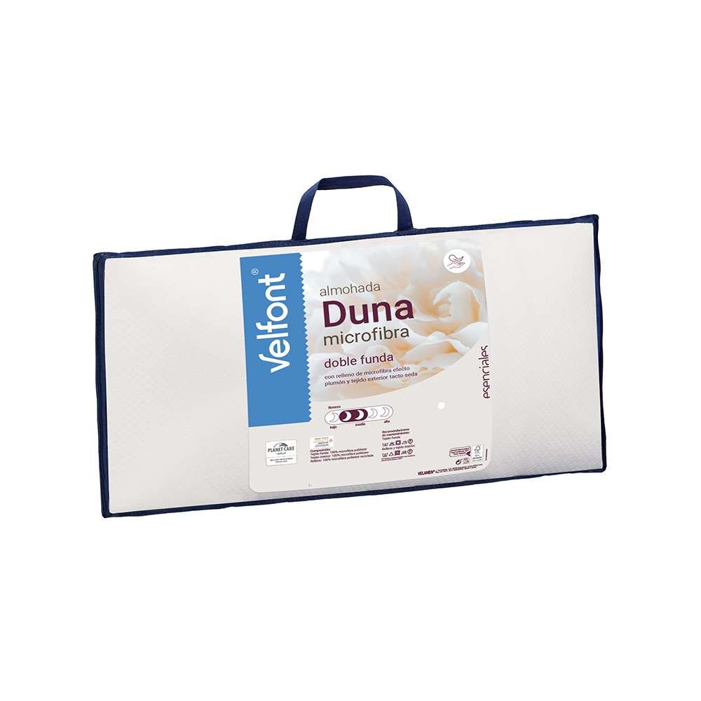 Imagen 3 de Almohada de fibra Duna Velfont - Blanco 90 x 40 cm Blanco