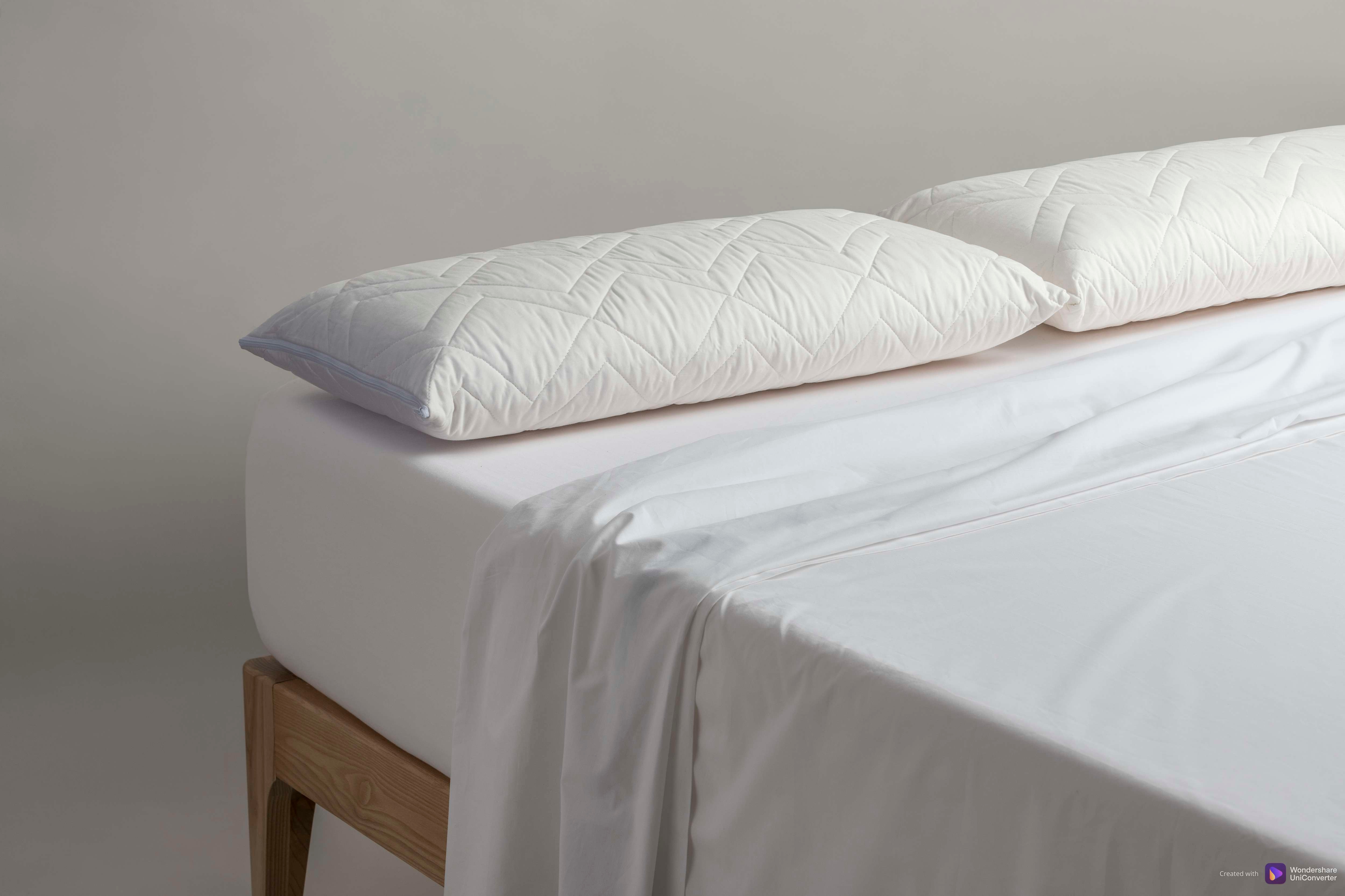 Imagen 2 de Almohada de viscoelástica Viscocotton Velfont - Blanco 90 x 40 cm Blanco