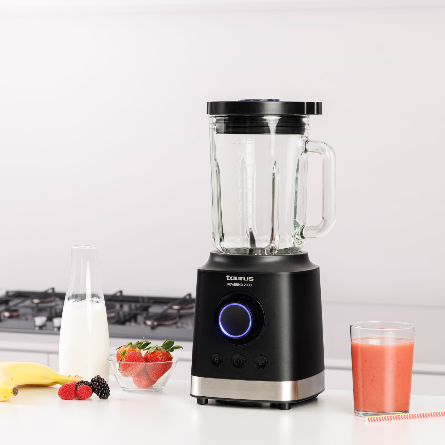 Batidora de vaso Taurus PowerMix 2000 de 1,8L 2000W - Negro Negro-3