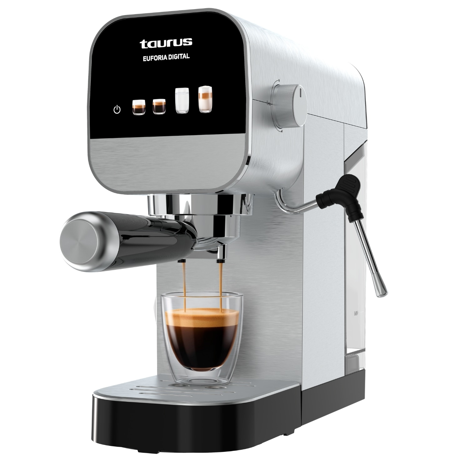 Taurus - Cafetera Espresso manual Taurus Euforia Digital 20 bares.