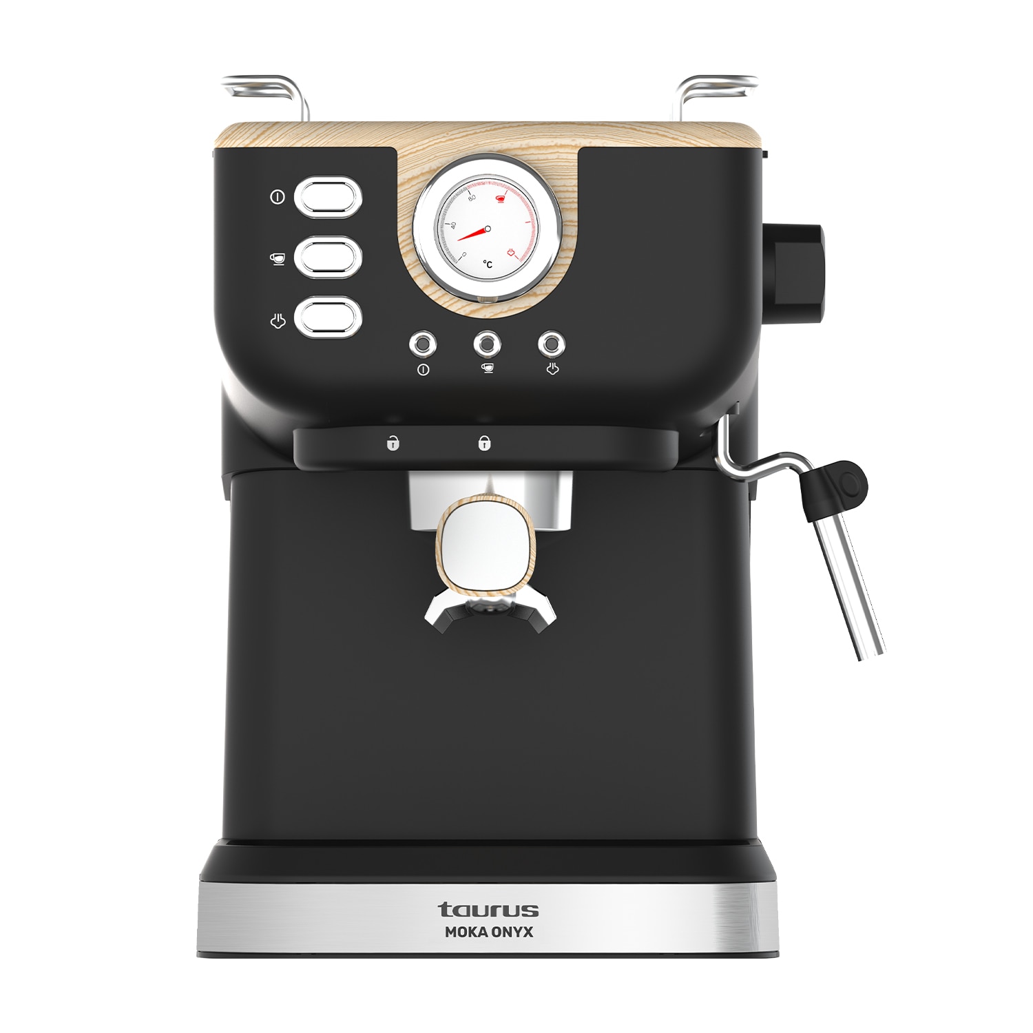 Imagen 0 de Cafetera Espresso manual Taurus Moka Onyx 20 bares Negro