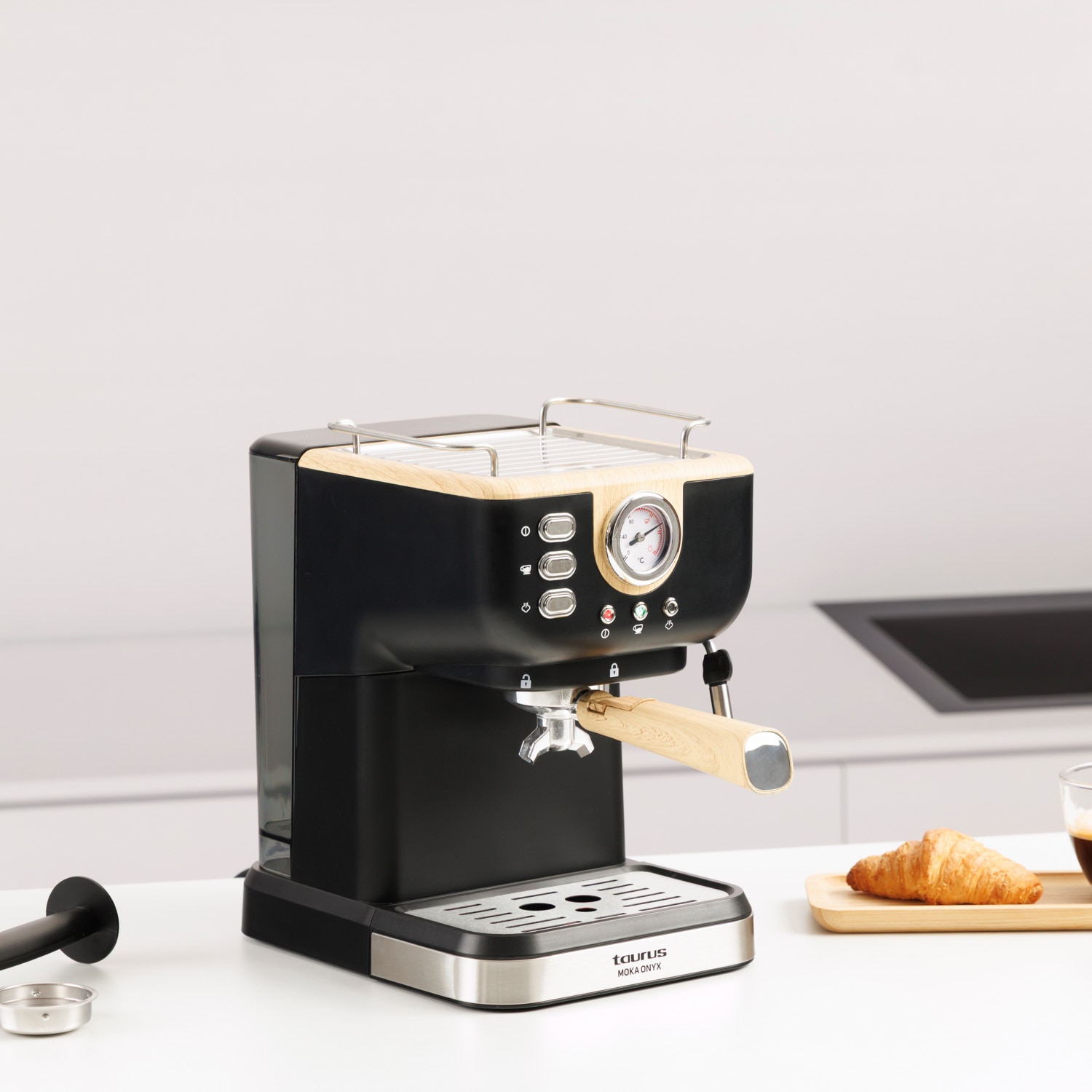 Cafetera Espresso manual Taurus Moka Onyx 20 bares - Negro Negro-3
