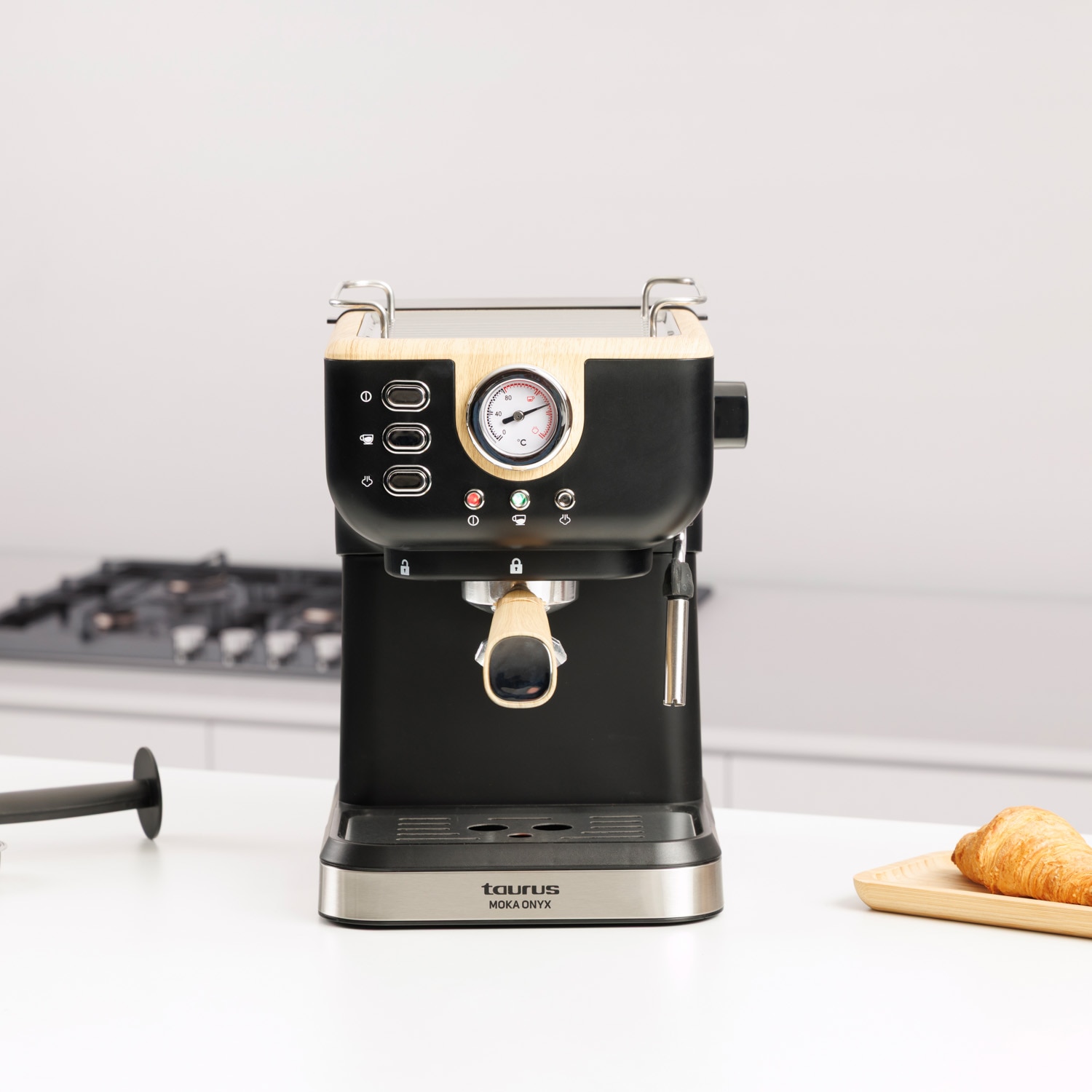 Cafetera Espresso manual Taurus Moka Onyx 20 bares - Negro Negro-4
