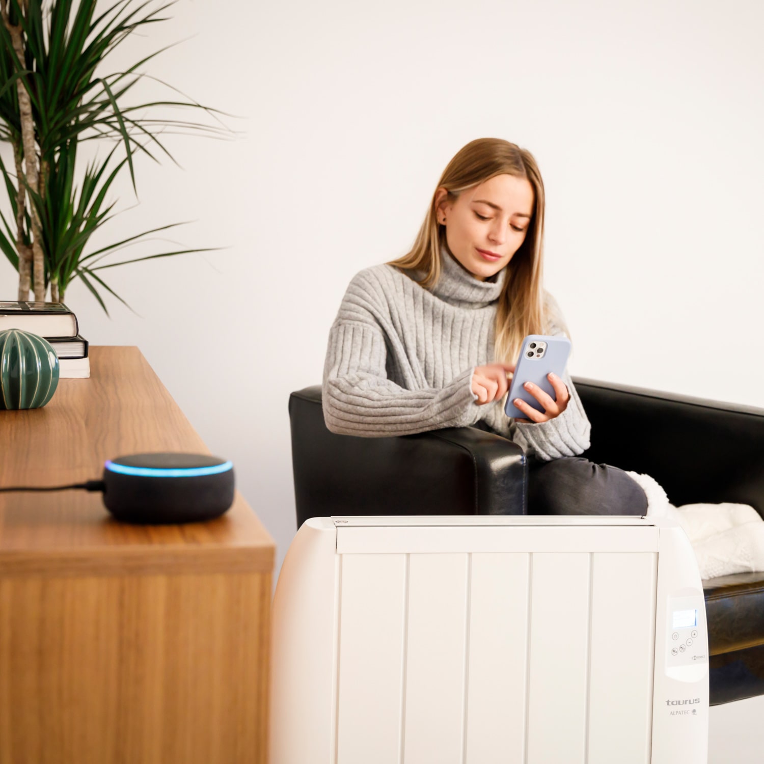 Emisor térmico Taurus Malbork Connect 600 con Wi-Fi app control - Blancos Blancos-4