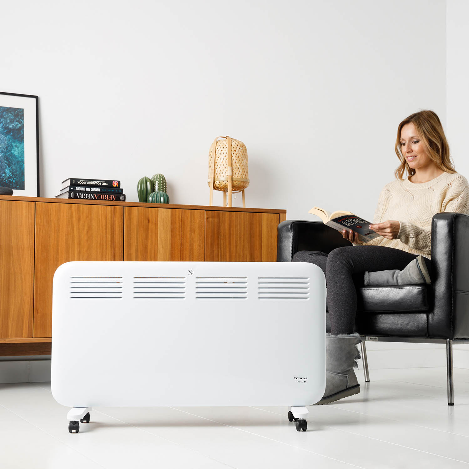 Convector eléctrico Taurus Alpatec CHTA 2000 Radiador Estufa - Blanco Blanco-3
