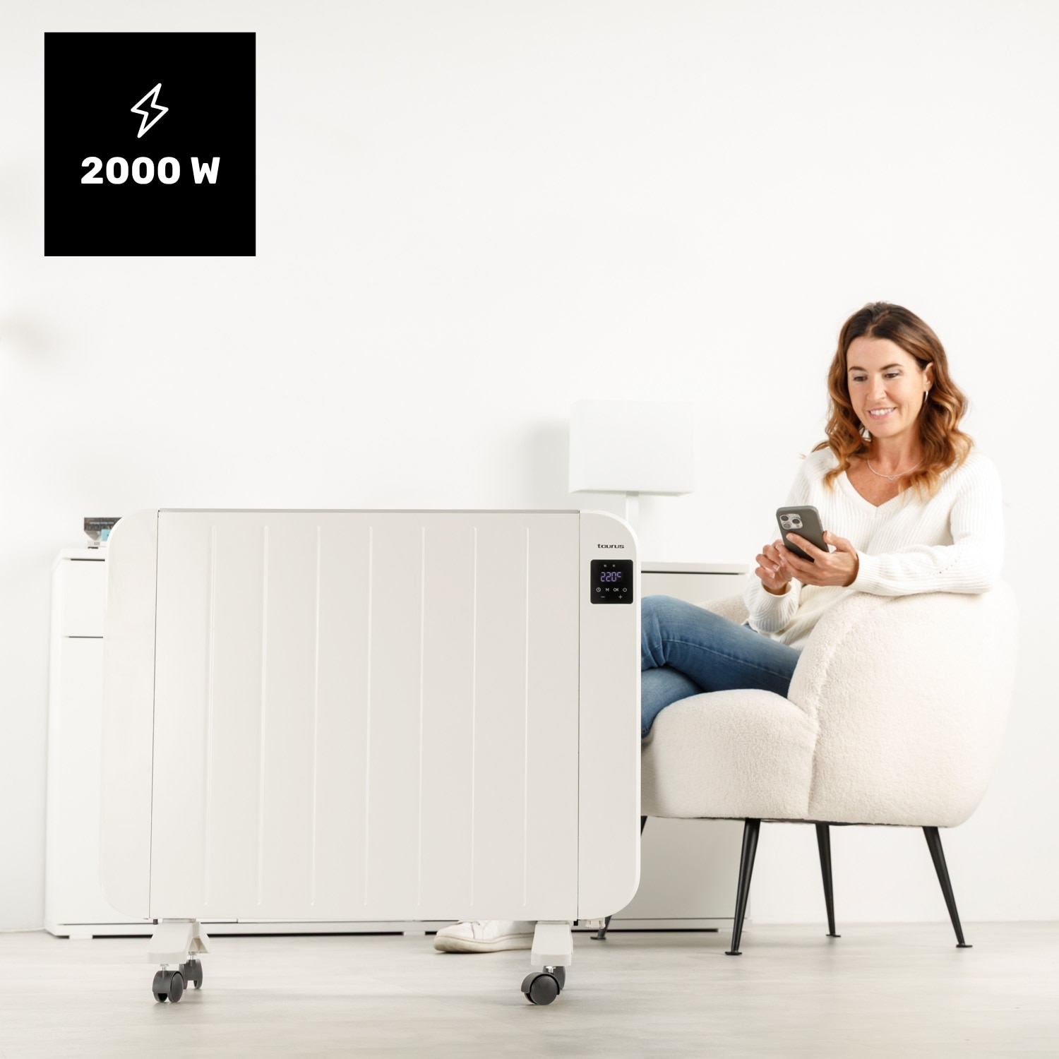 Emisor térmico Taurus Nepal 2000W - Blanco Blanco-2