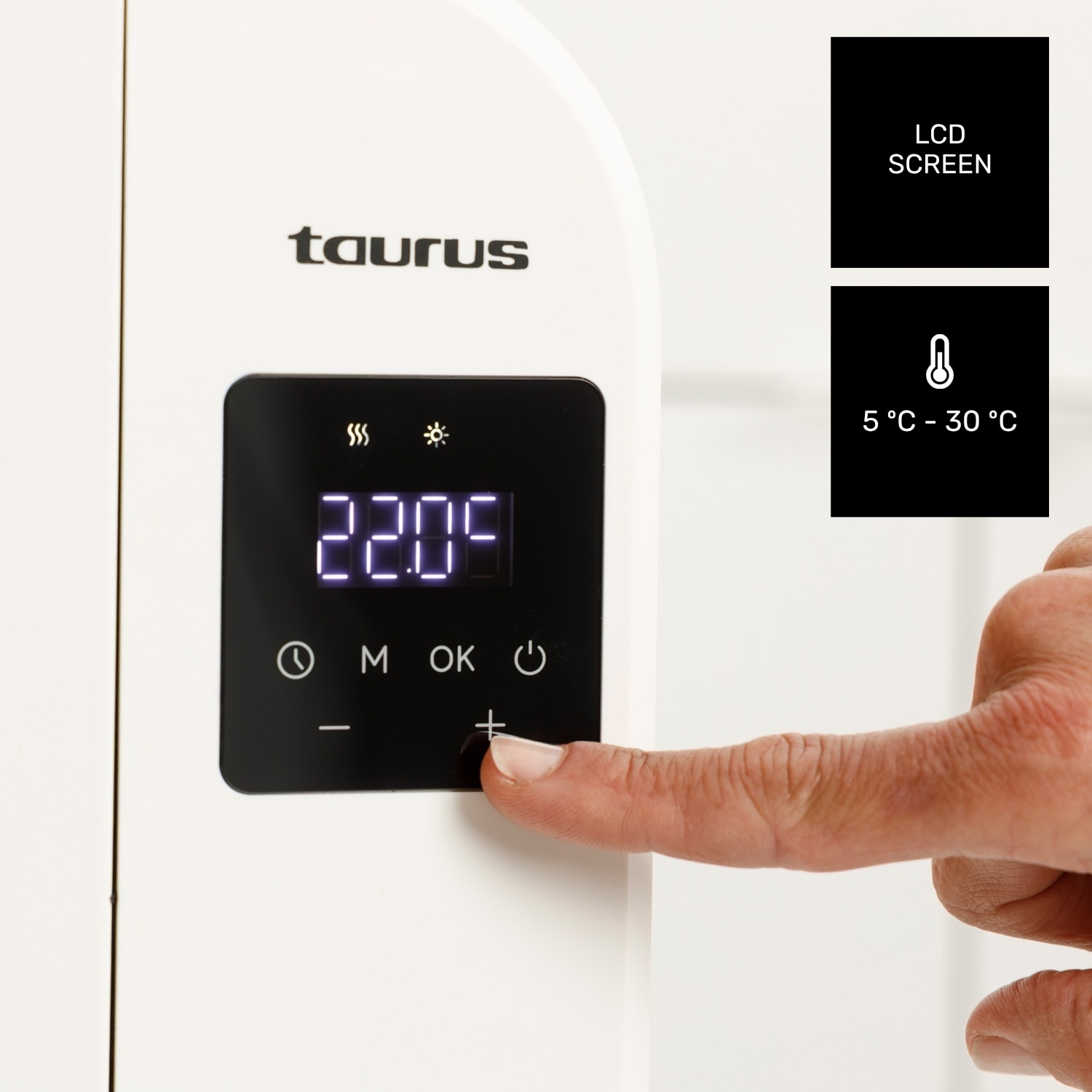 Emisor térmico Taurus Nepal 2000W - Blanco Blanco-3