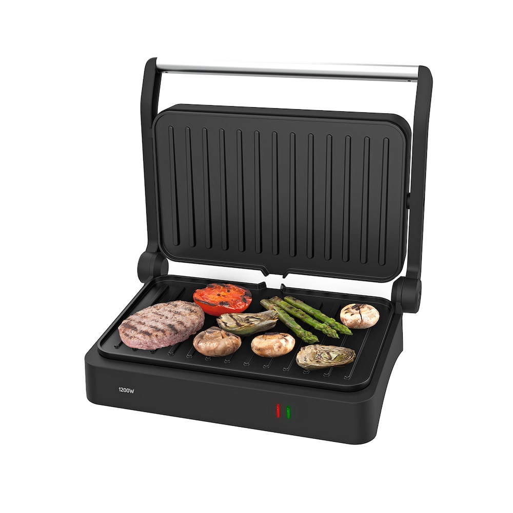 Grill Taurus GR1200X con placa superior ajustable 1200W