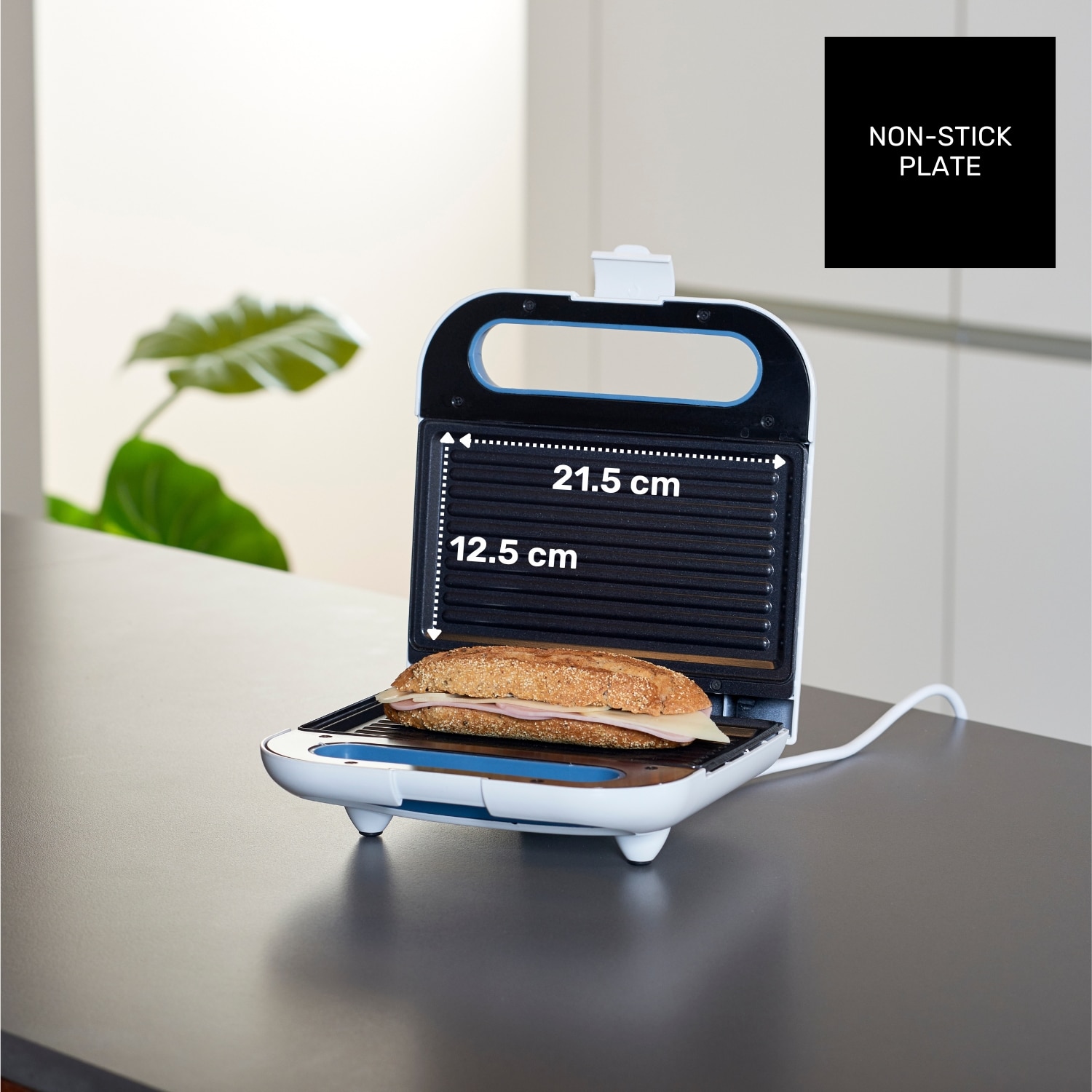 Imagen 3 de Sandwichera Taurus MySandwich Grill - Blanco Blanco