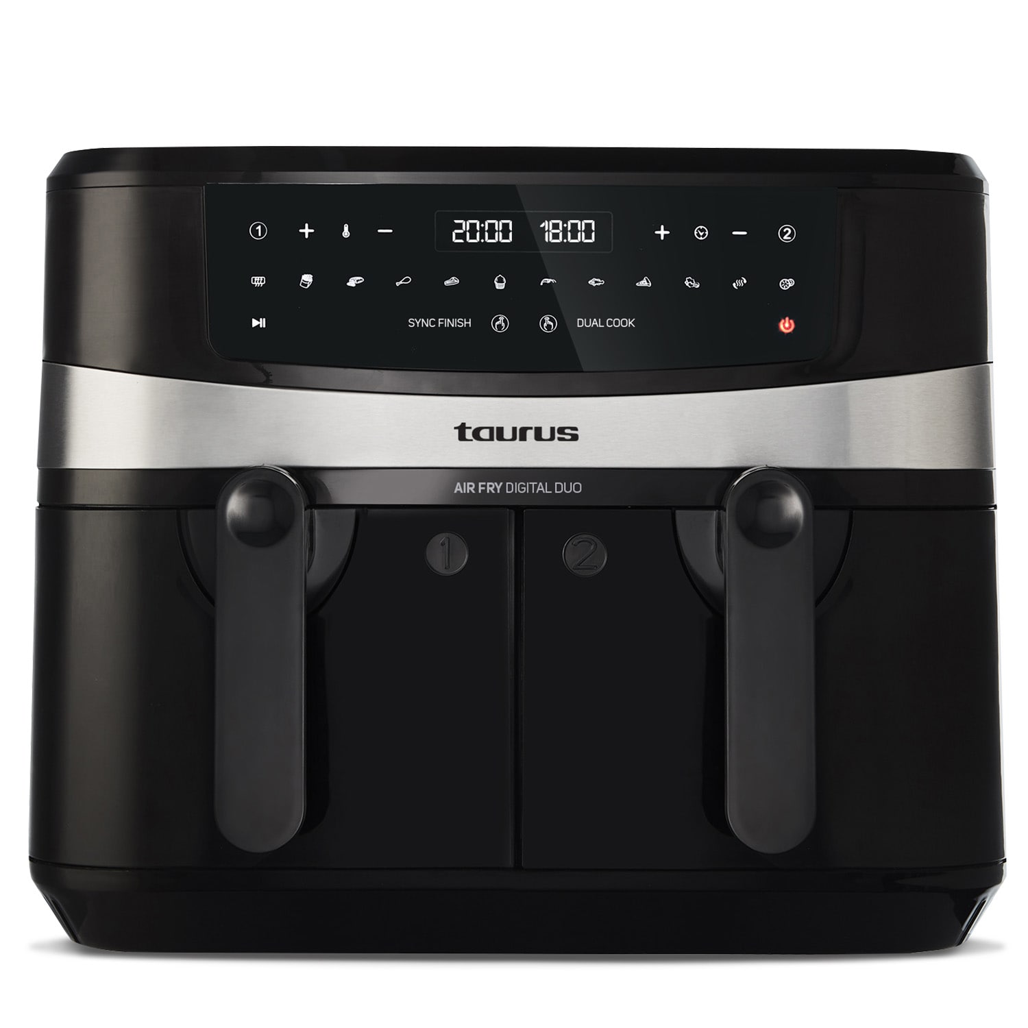 Imagem 0 de Fritadeira Air Fryer Dupla Taurus Air Fry Digital Duo
