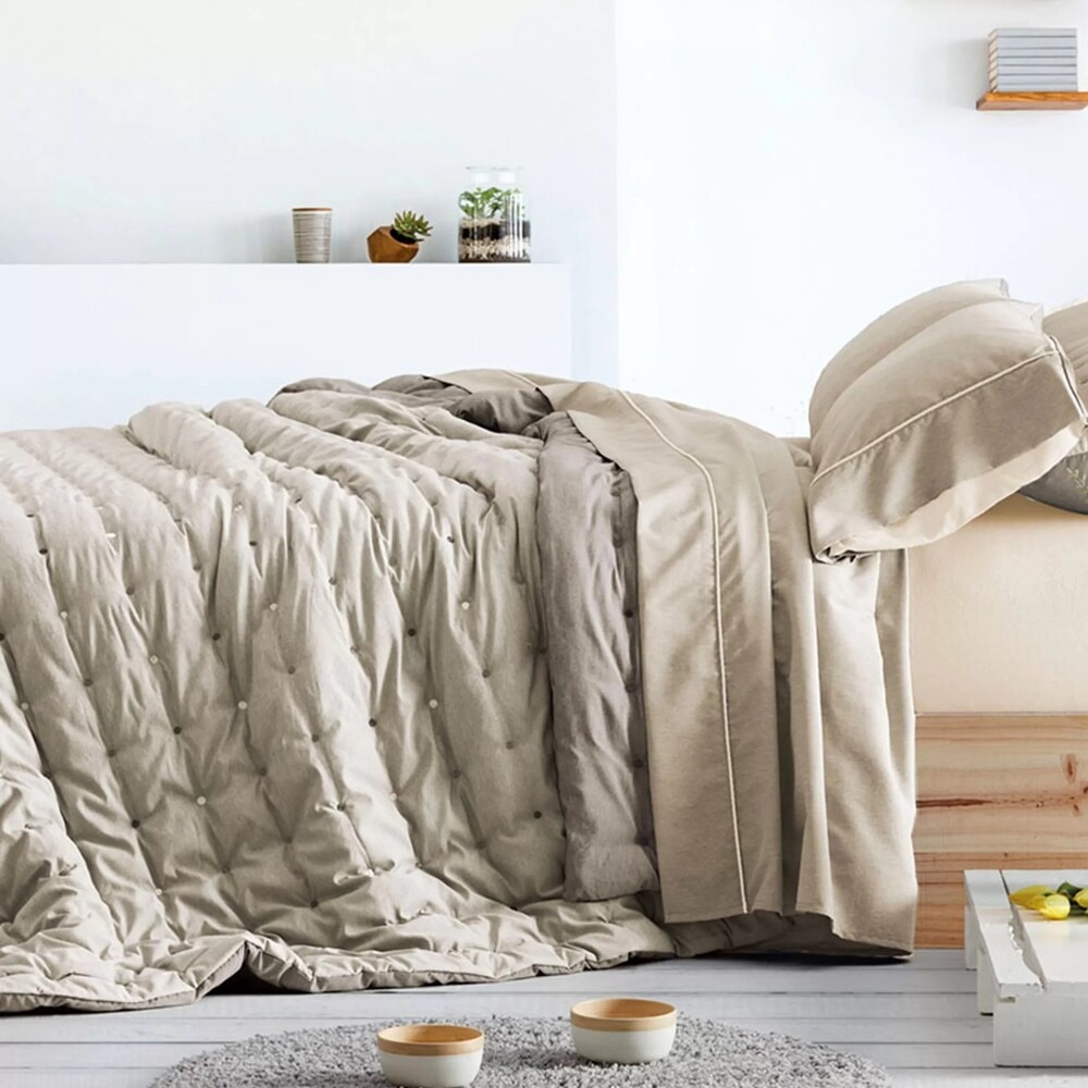 Imagen 1 de Edredón duvet Anuanu Manterol - Beige Cama 135 cm Beige