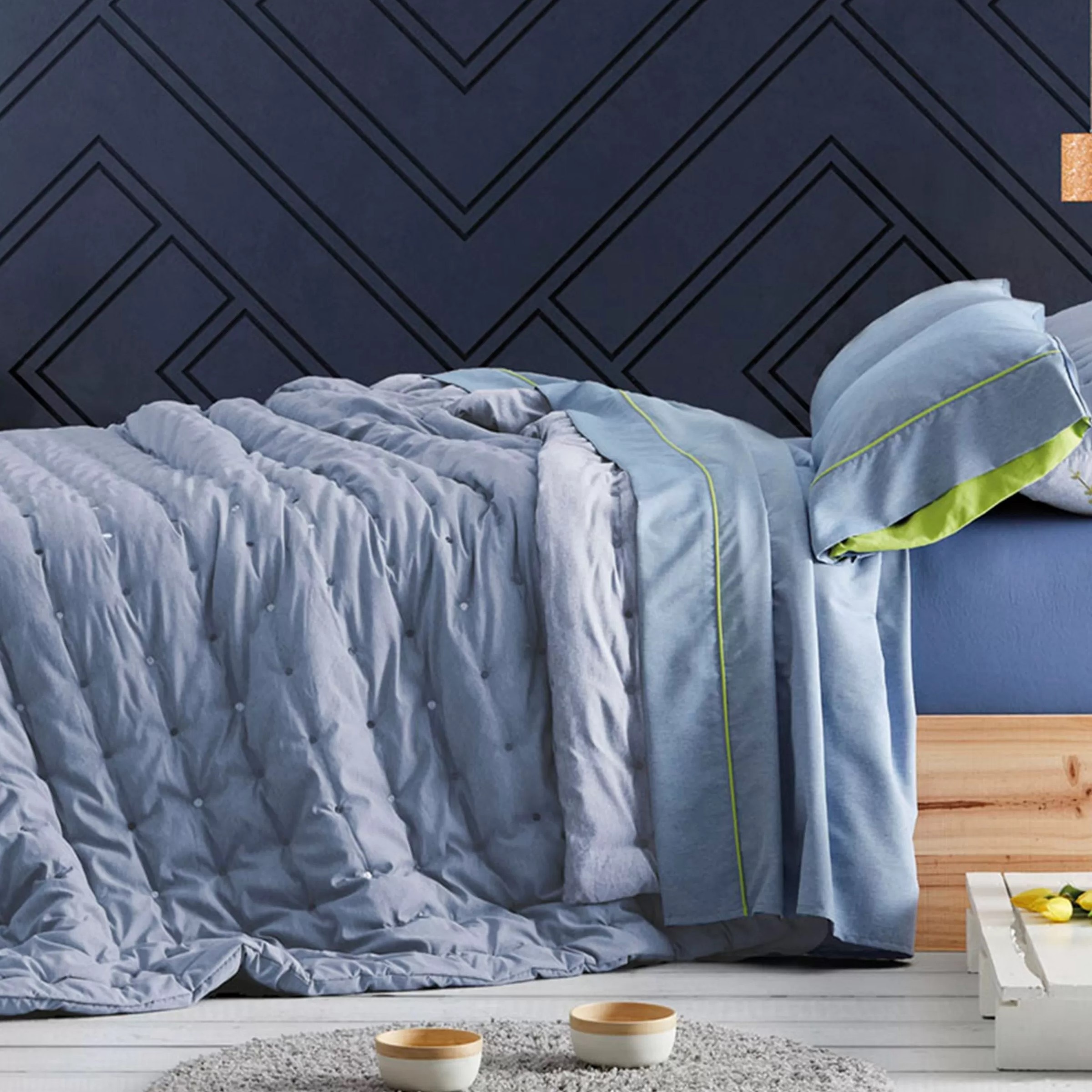 Imagen 1 de Edredón duvet Anuanu Manterol - Azul Cama 135 cm Azul