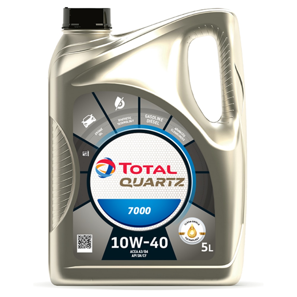 Imagen 0 de Aceite de coche Quartz 7000 10W40 5L Total