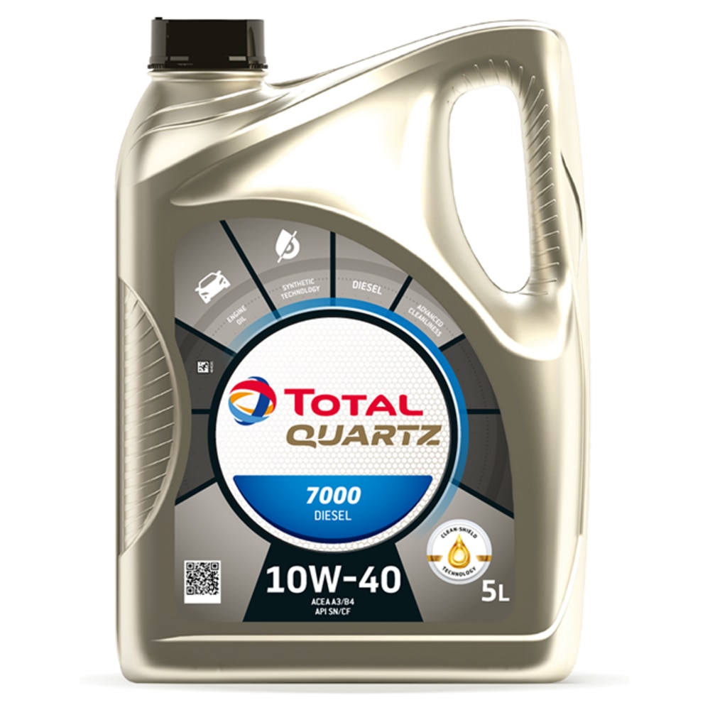 Imagen 0 de Aceite de coche Quartz 7000 10W40 Diesel 5L Total