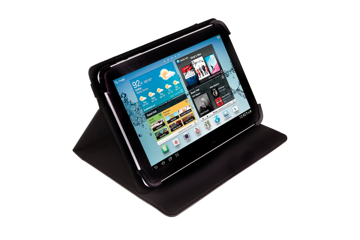Funda Universal Basic Silver HT para tablet de 9 a 10.4 Rojo-2