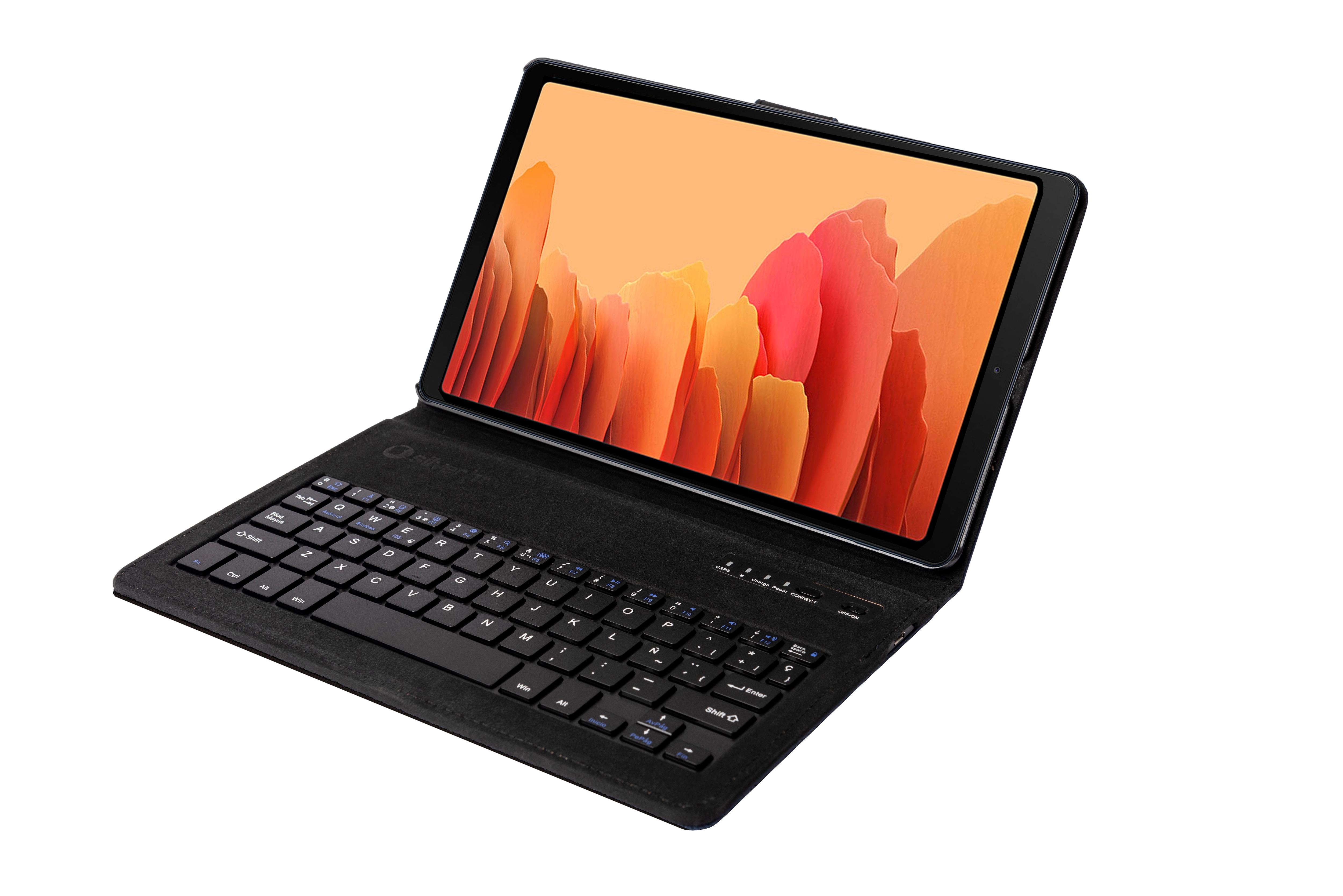 Funda Silver HT para tablet Samsung TAB A 2019 (T510/T515) teclado Bluetooth - Azul Azul-2