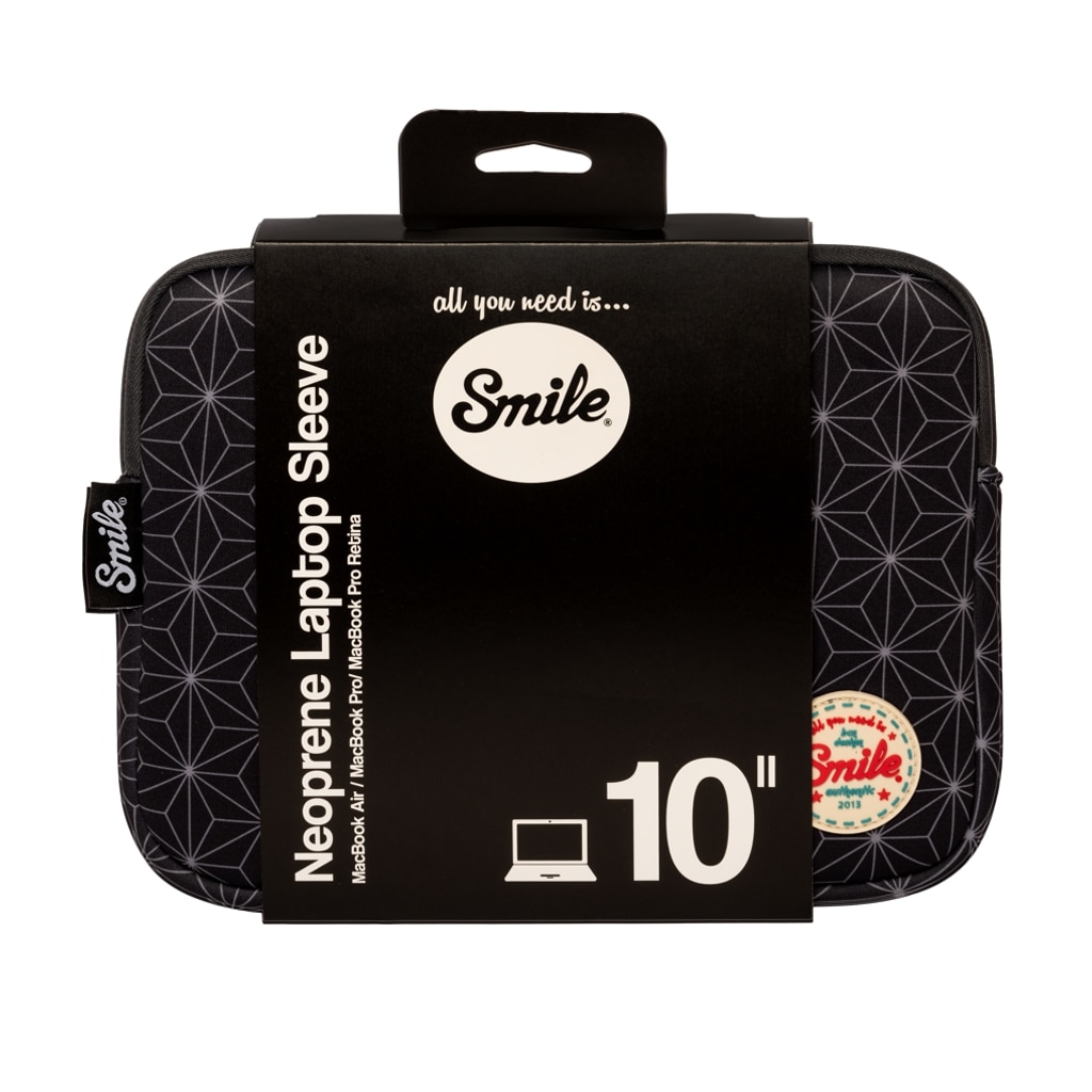 Funda Smile Sleeve iPad, tablet y portátil neopreno hasta 11 pulgadas estampado japonés Neo Nipon Asanoha - Azul Azul-2
