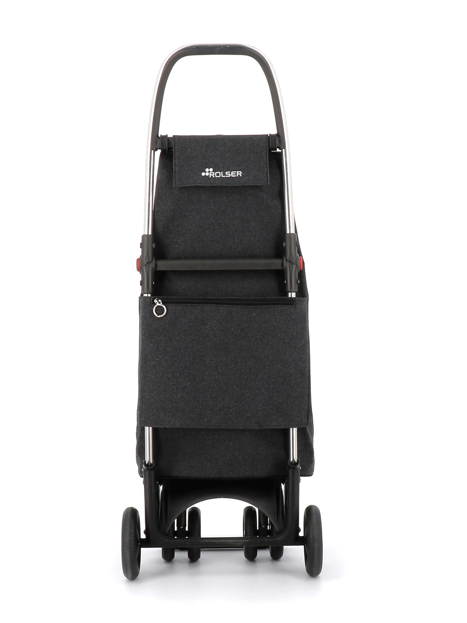 Imagen 3 de Carro de la compra EcoSak 4 Ruedas 2 Giratorias Plegable Rolser - Negro Negro