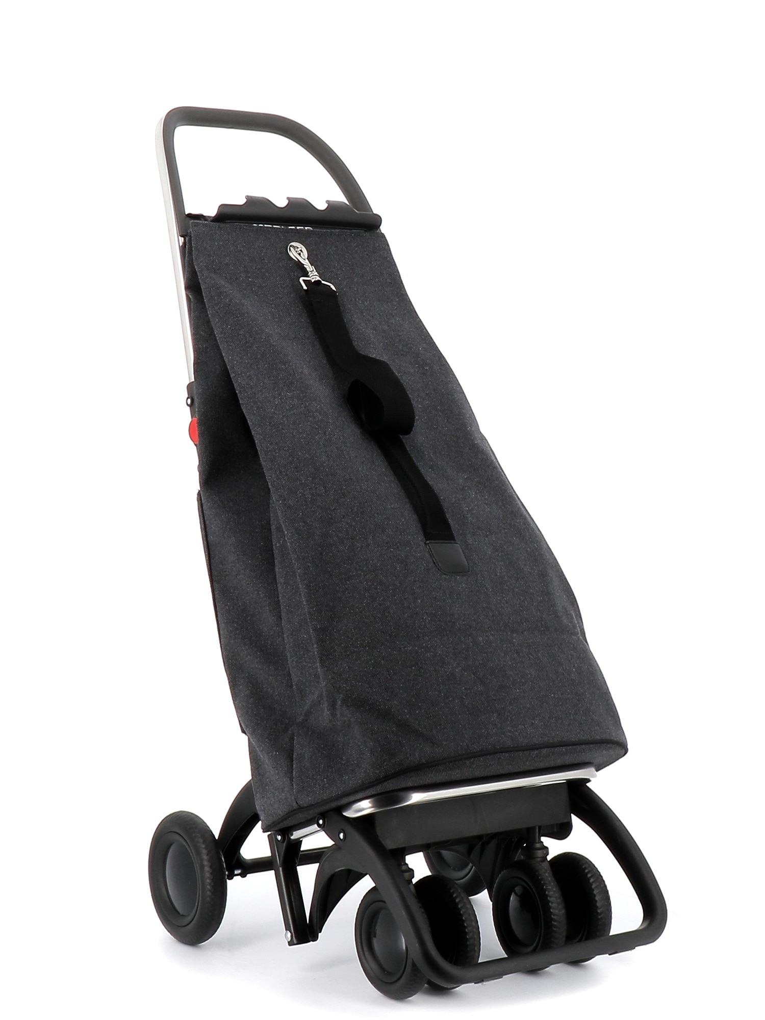 Imagen 5 de Carro de la compra EcoSak 4 Ruedas 2 Giratorias Plegable Rolser - Negro Negro
