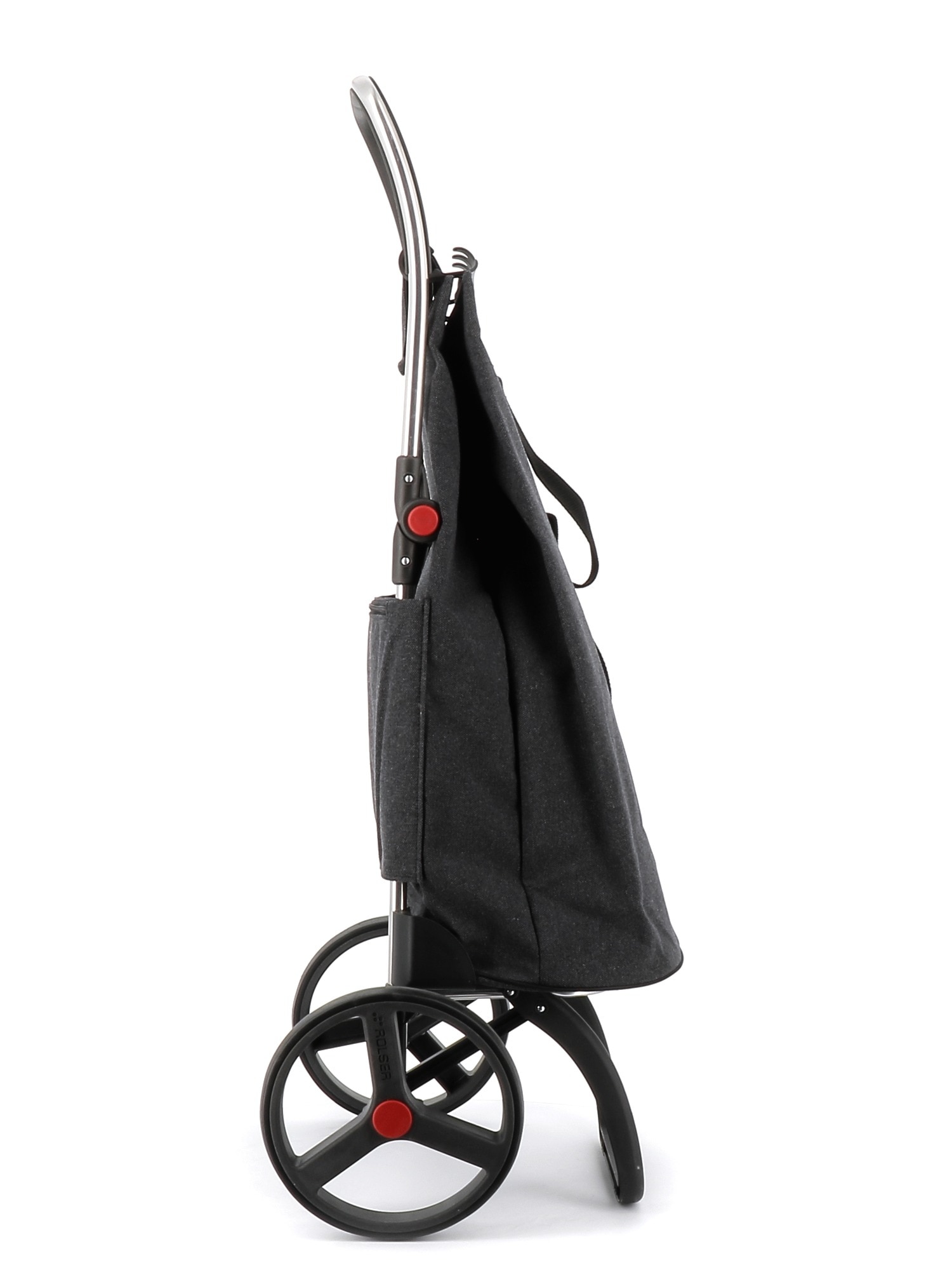 Imagen 2 de Carro de la compra EcoSak 2 Ruedas Grandes Plegable Rolser - Negro Negro