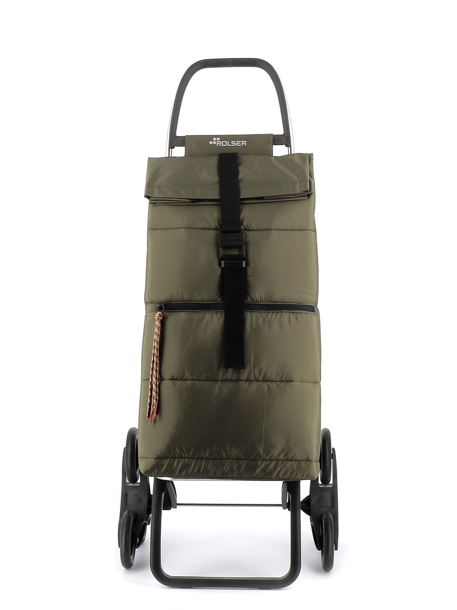 Imagen 4 de Carro de la compra Big Polar 6 Ruedas Sube Escaleras Rolser - Kaki Kaki