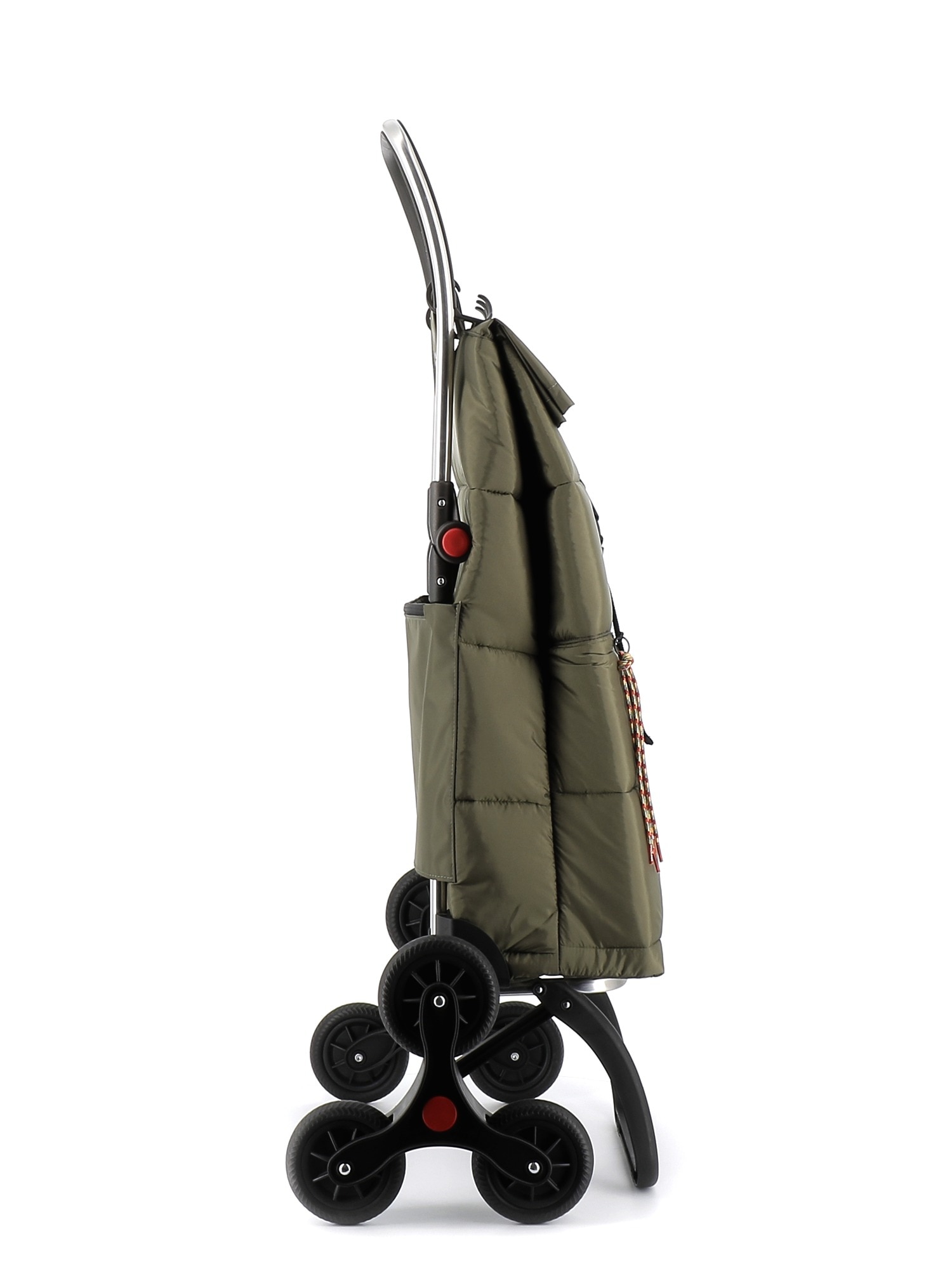 Imagen 2 de Carro de la compra Big Polar 6 Ruedas Sube Escaleras Plegable Rolser - Kaki Kaki