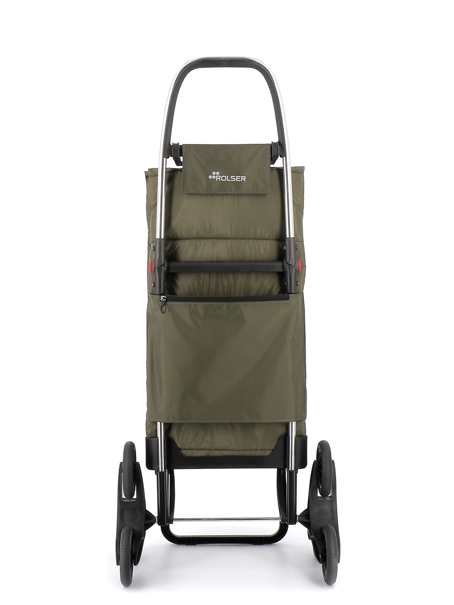 Imagen 3 de Carro de la compra Big Polar 6 Ruedas Sube Escaleras Plegable Rolser - Kaki Kaki
