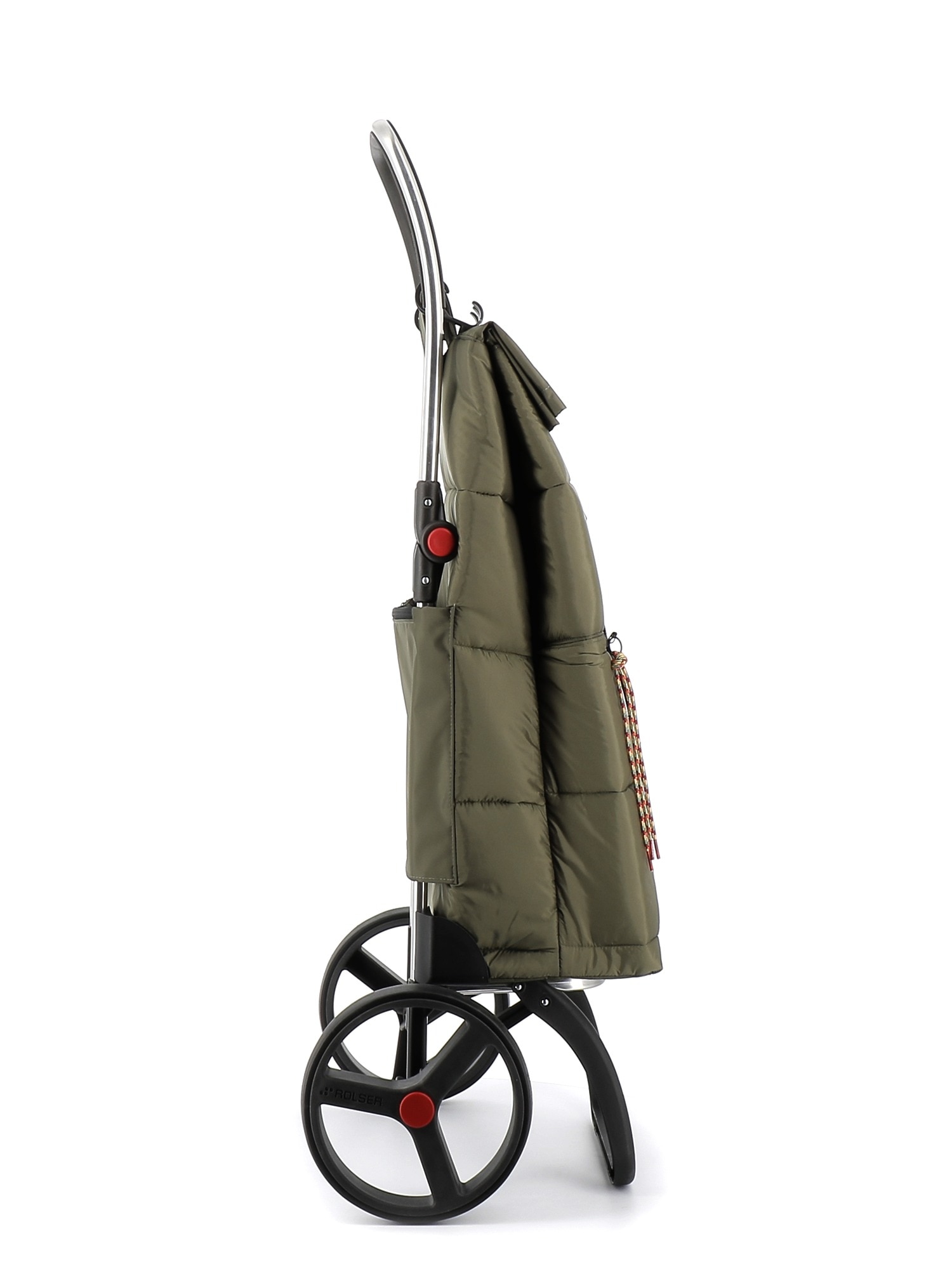 Imagen 2 de Carro de la compra Big Polar 2 Ruedas Grandes Plegable Rolser - Kaki Kaki