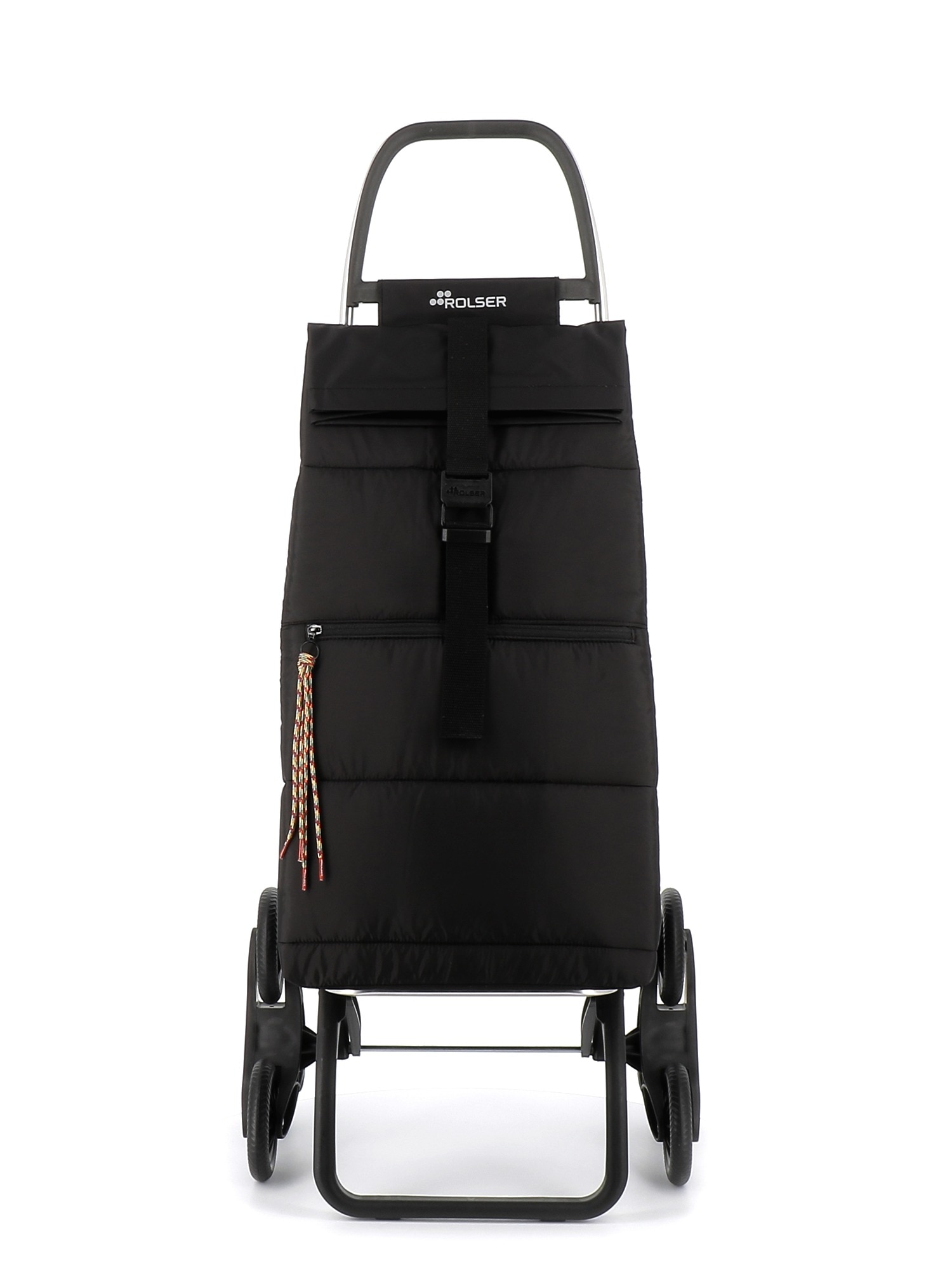 Imagen 4 de Carro de la compra Big Polar 6 Ruedas Sube Escaleras Rolser - Negro Negro