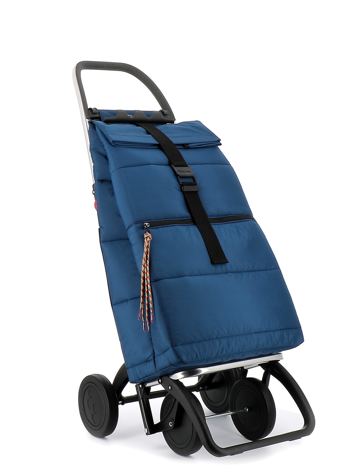 Imagen 5 de Carro de la compra Big Polar 4 Ruedas Plegable Rolser - Azul marino Azul marino