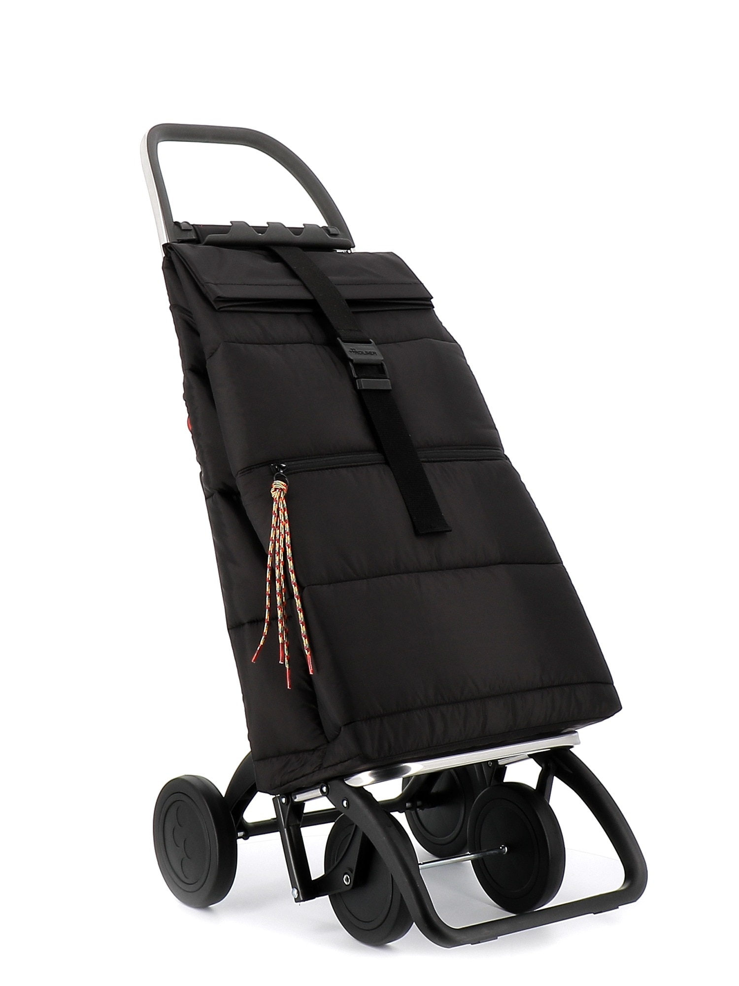 Imagen 5 de Carro de la compra Big Polar 4 Ruedas Plegable Rolser - Negro Negro