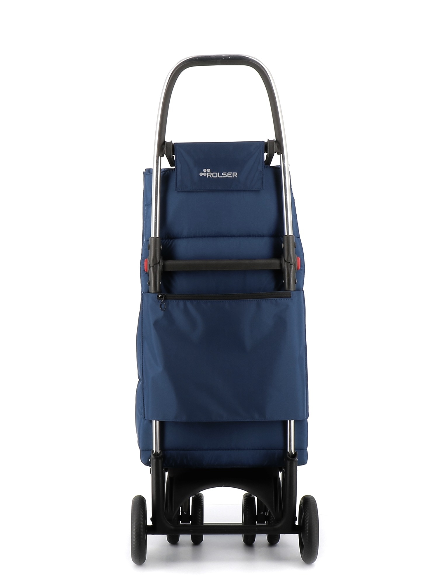 Imagen 3 de Carro de la compra Big Polar 4 Ruedas 2 Giratorias Plegable Rolser - Azul marino Azul marino