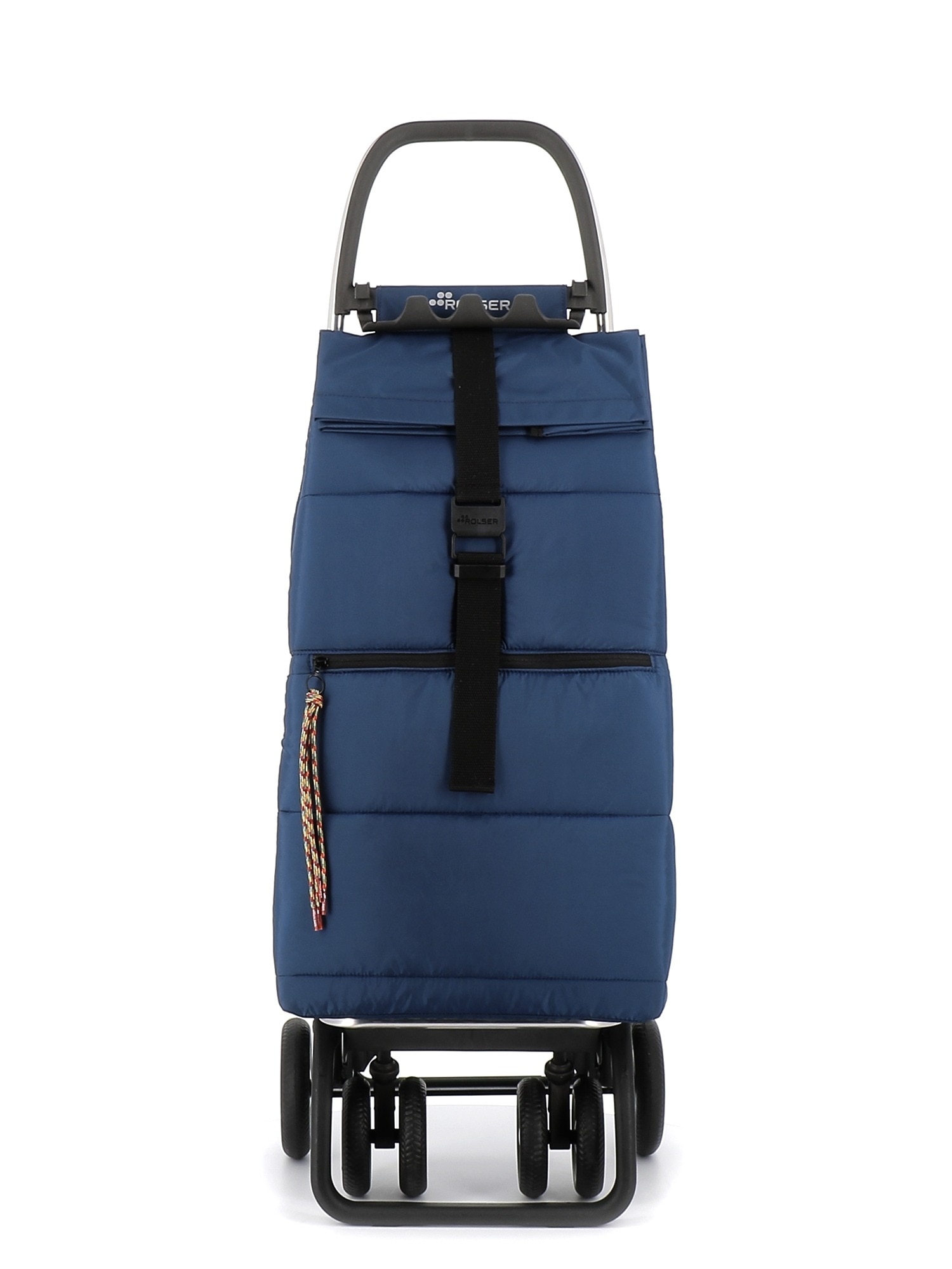 Imagen 4 de Carro de la compra Big Polar 4 Ruedas 2 Giratorias Plegable Rolser - Azul marino Azul marino
