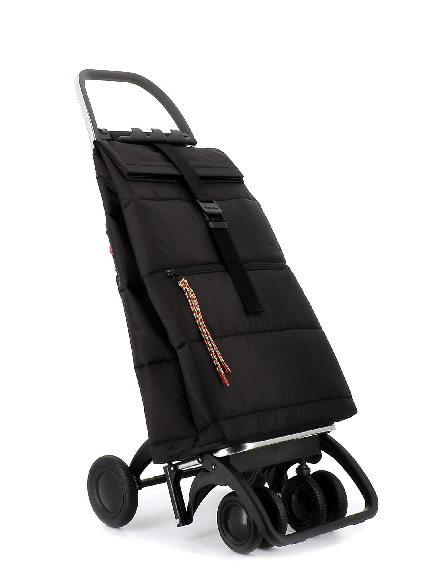 Imagen 5 de Carro de la compra Big Polar 4 Ruedas 2 Giratorias Plegable Rolser - Negro Negro