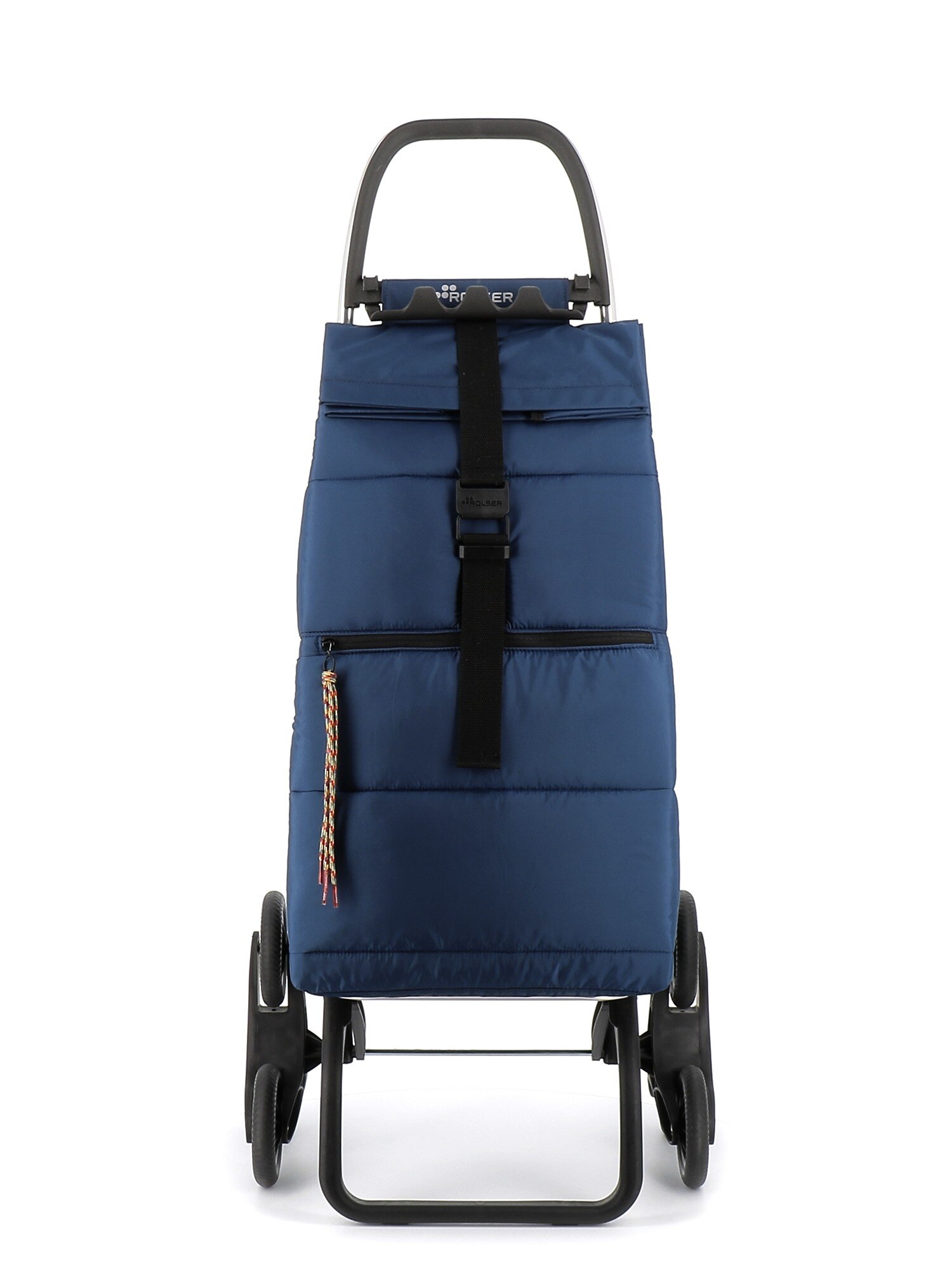 Imagen 4 de Carro de la compra Big Polar 6 Ruedas Sube Escaleras Plegable Rolser - Azul marino Azul marino