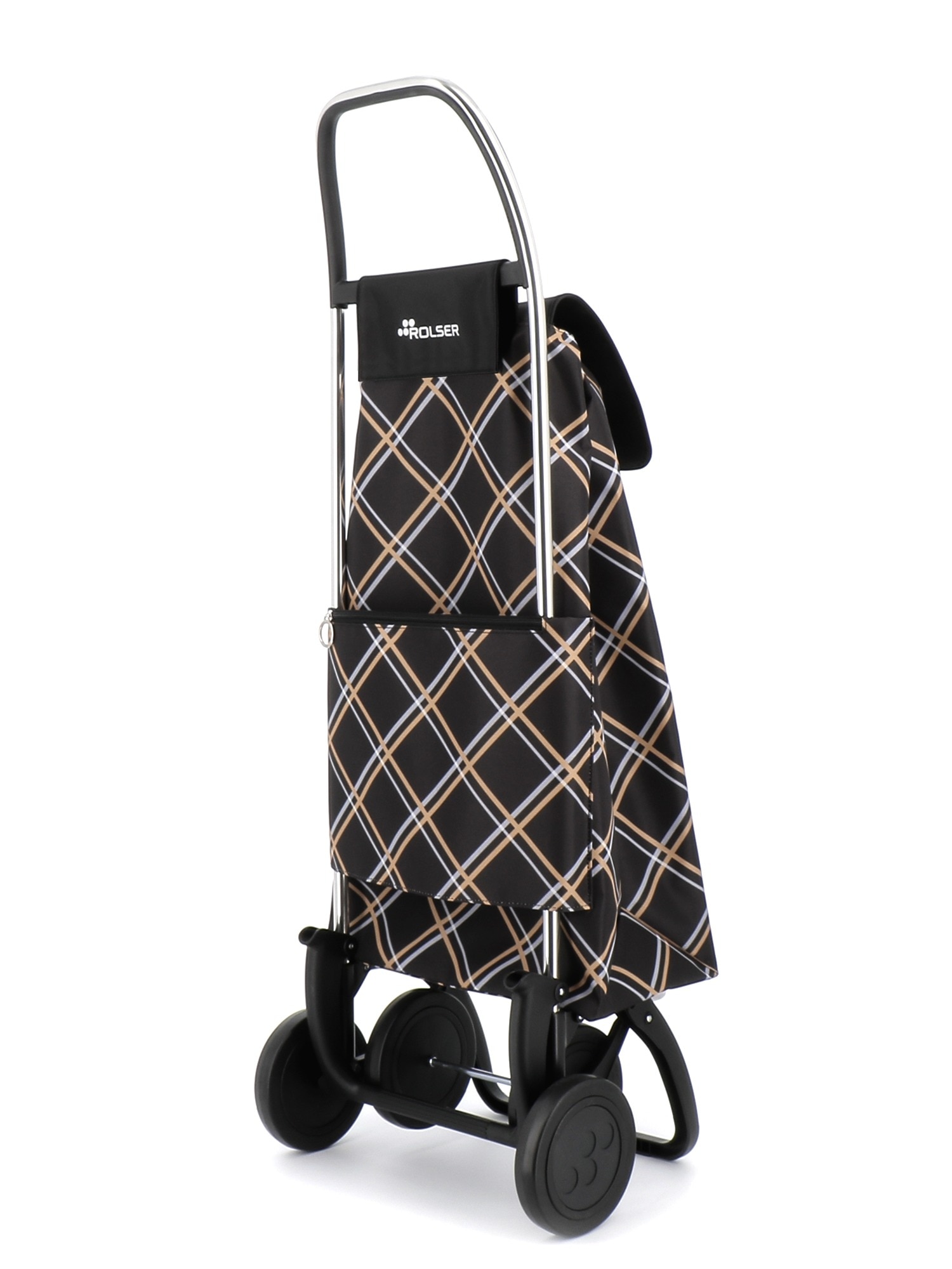 Carro de la compra I-Max Chiara 4 Ruedas Rolser - Negro Negro-3