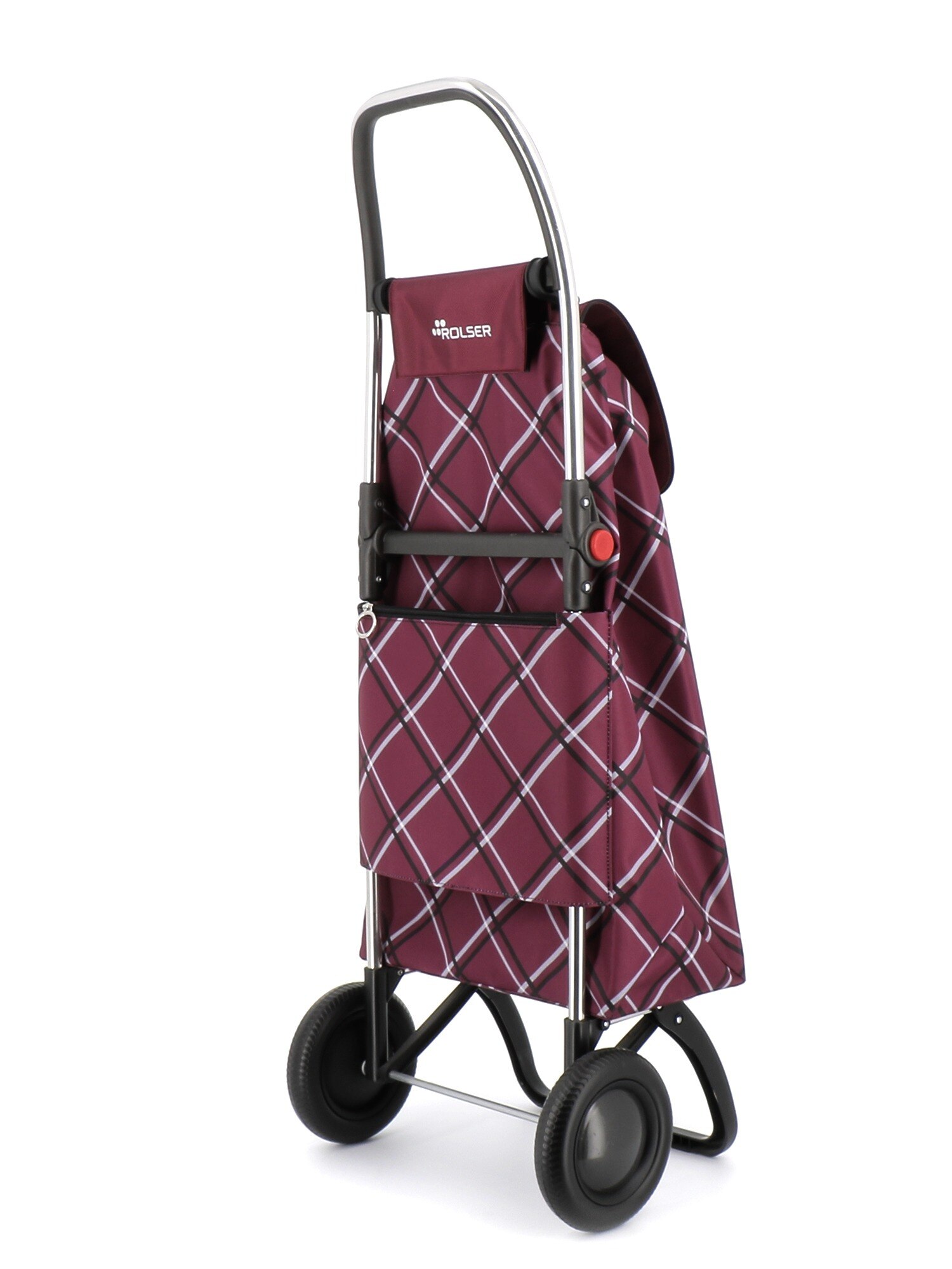 Carro de la compra I-Max Chiara 2 Ruedas Plegable Rolser - Burdeos Burdeos-3