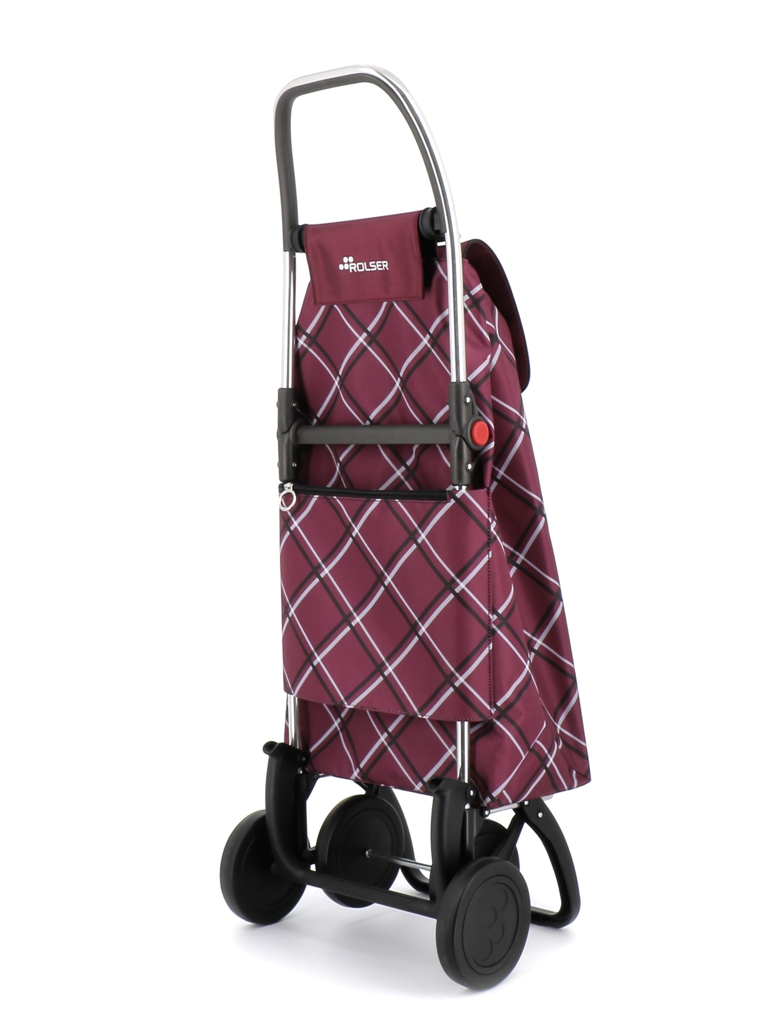 Imagen 3 de Carro de la compra I-Max Chiara 4 Ruedas Plegable Rolser - Burdeos Burdeos