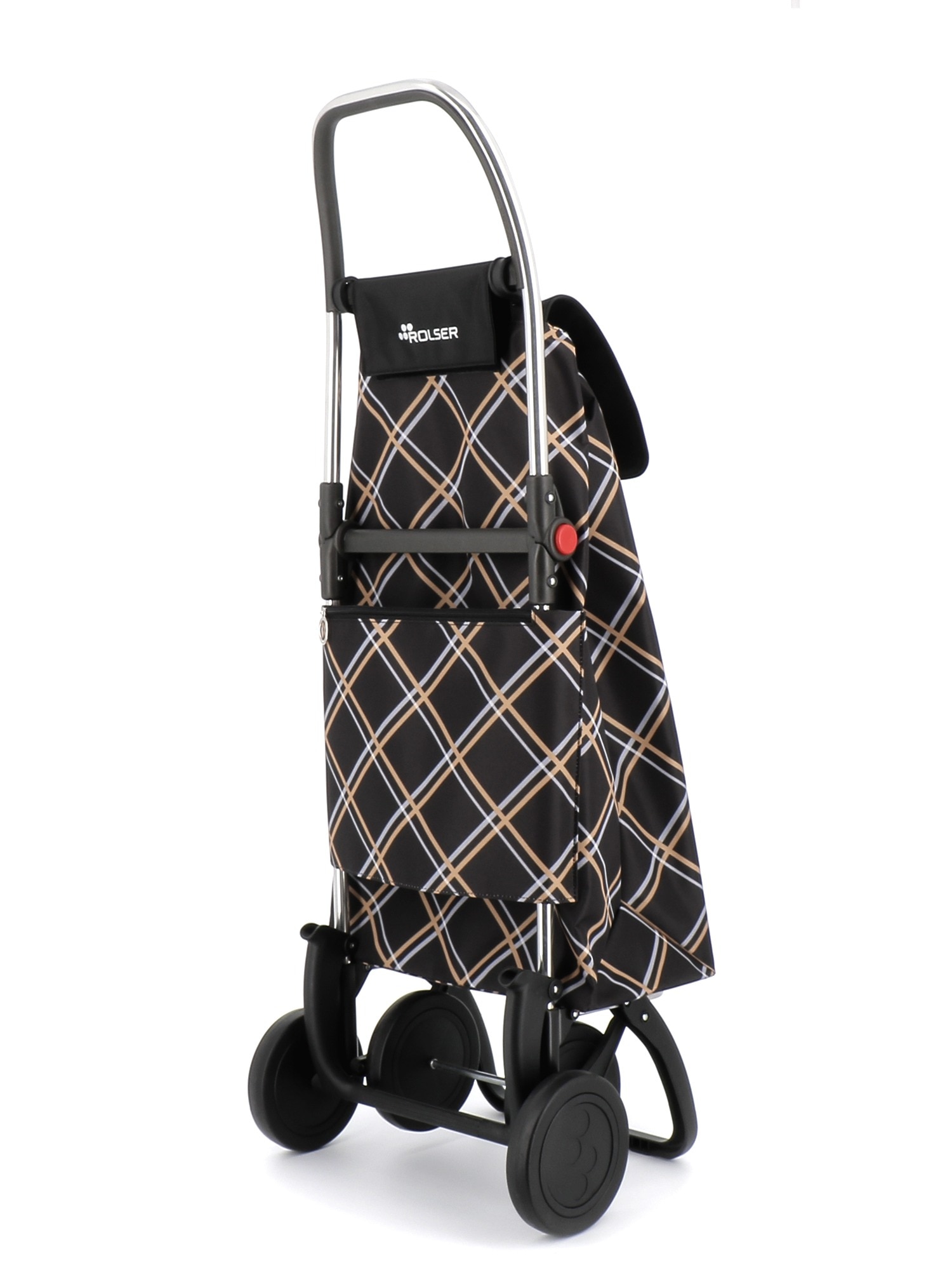 Imagen 3 de Carro de la compra I-Max Chiara 4 Ruedas Plegable Rolser - Negro Negro