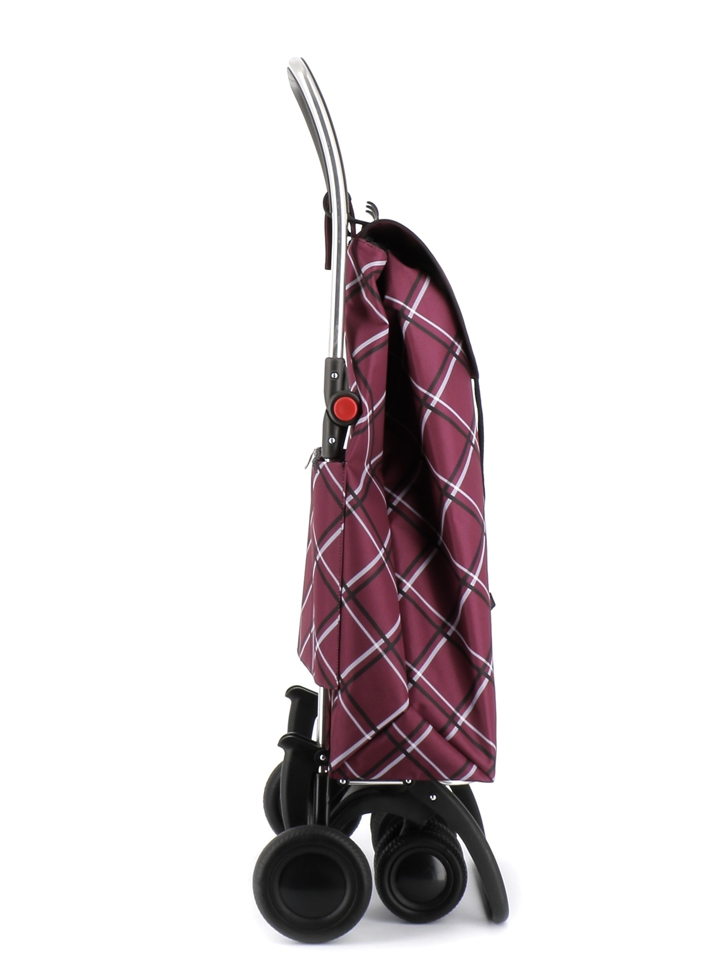 Imagen 2 de Carro de la compra I-Max Chiara 4 Ruedas 2 Giratorias Plegable Rolser - Burdeos Burdeos